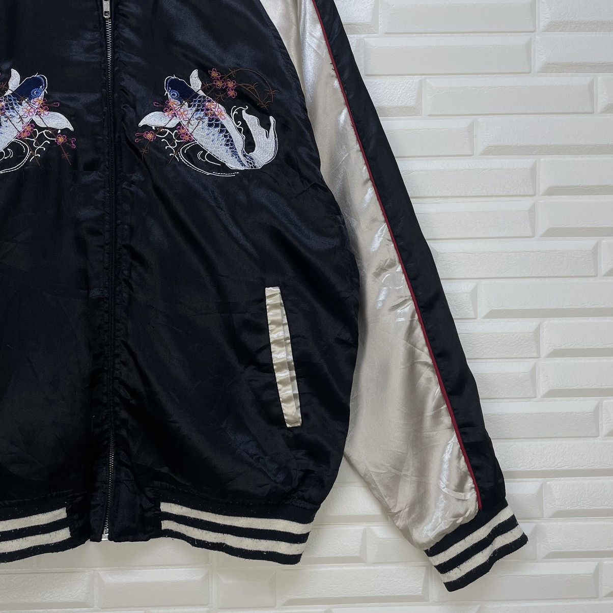 Japanese Brand × Vintage 💥Vintage Sukajan Embroidered Jacket Size US M / EU 48-50 / 2 - 6 Thumbnail