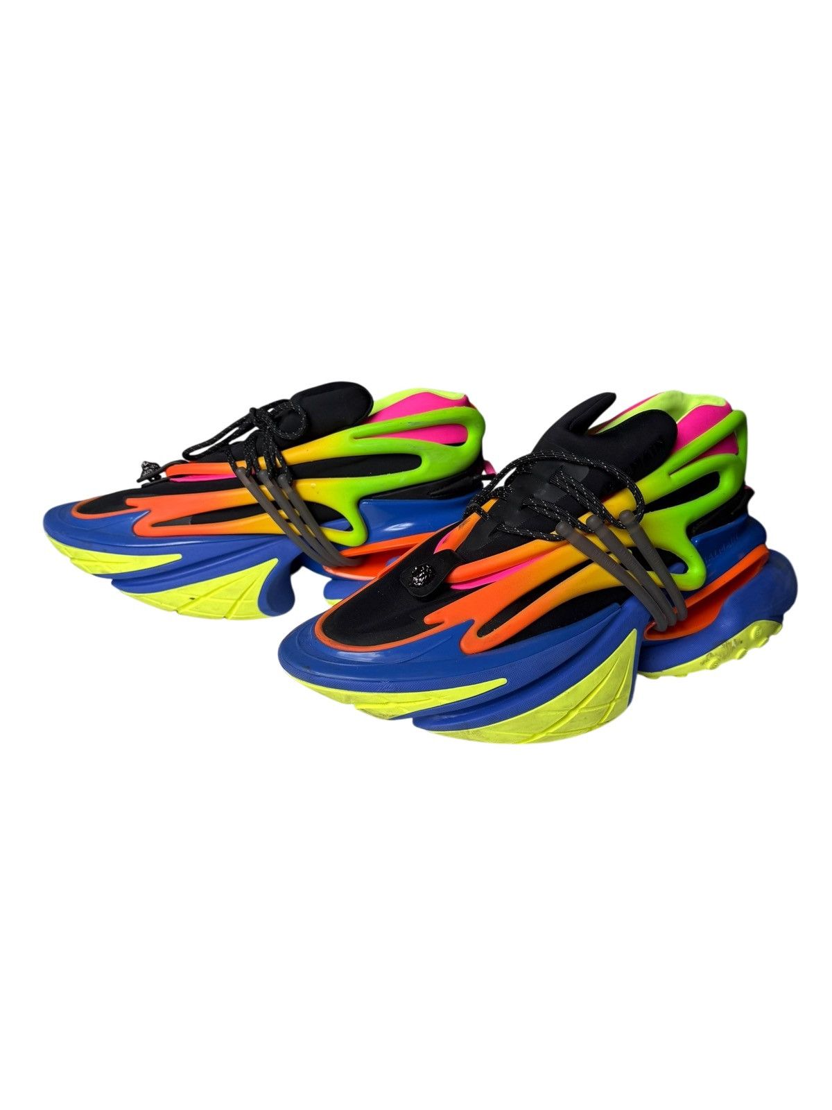 Balmain Multicolor Low-Top Unicorn Sneakers