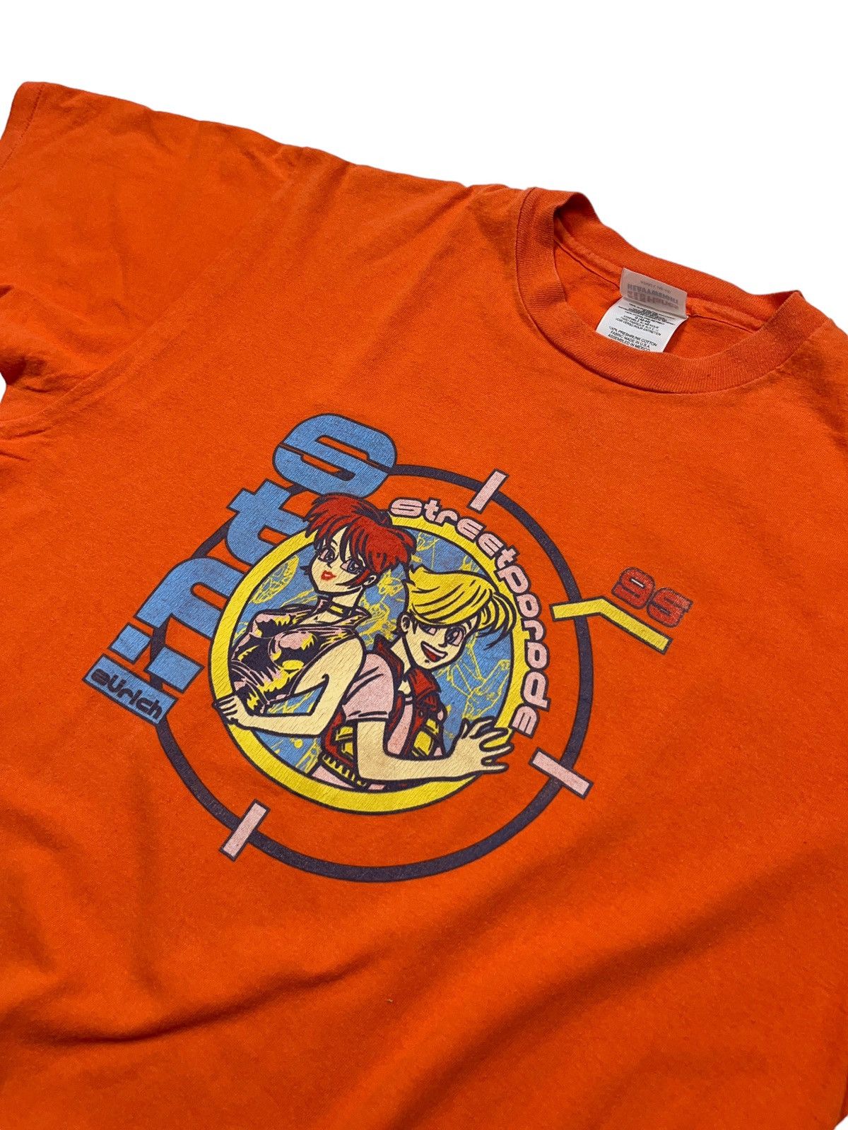 Vintage Vintage 1995 Street Parade Zurich German Techno T-shirt Size US L / EU 52-54 / 3 - 3 Thumbnail