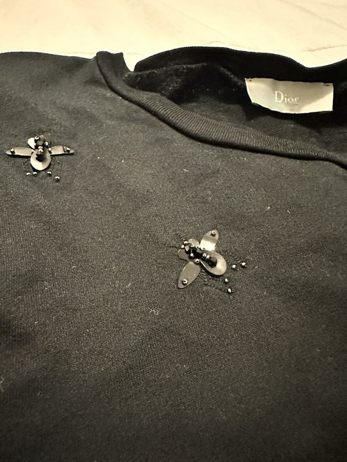 Dior Dior t-shirt with sequined bees Size US L / EU 52-54 / 3 - 4 Thumbnail