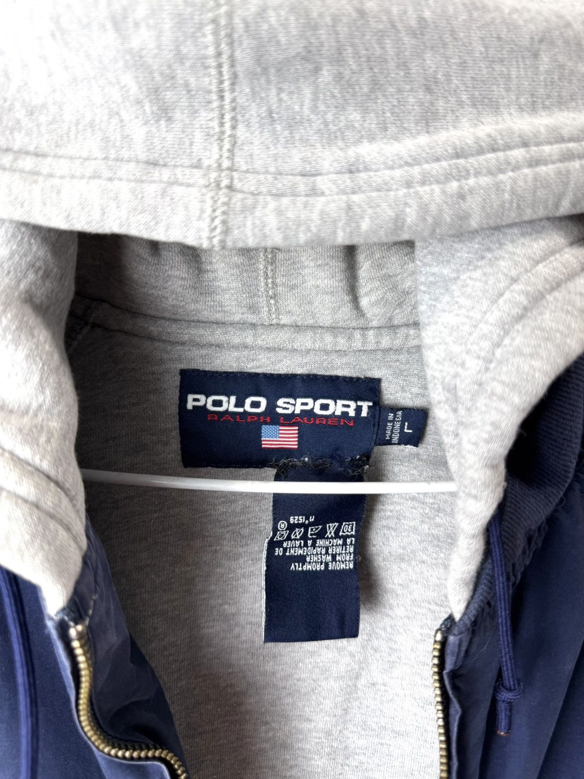 Polo Ralph Lauren Vintage Polo Sport Ralph Lauren Jacket Hoodie Size US L / EU 52-54 / 3 - 5 Thumbnail