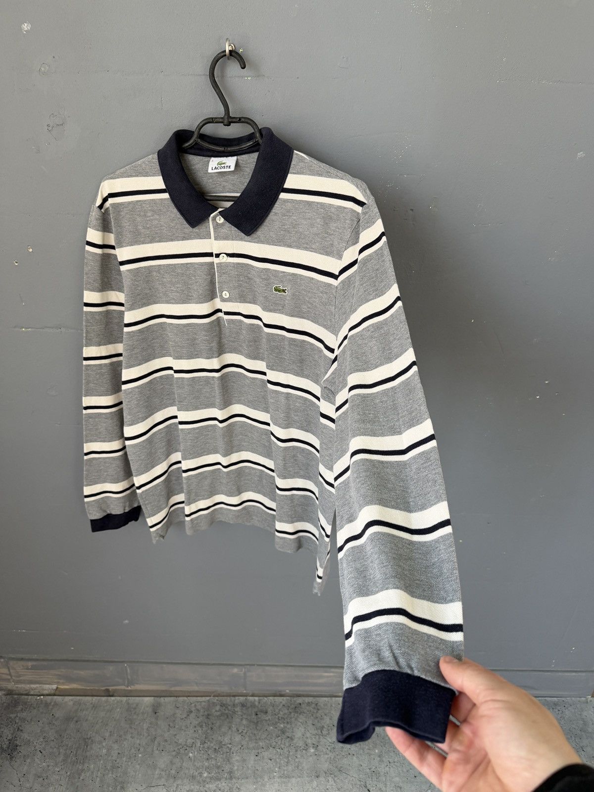 Lacoste Lacoste long sleeve striped rugby size L Size US L / EU 52-54 / 3 - 4 Thumbnail