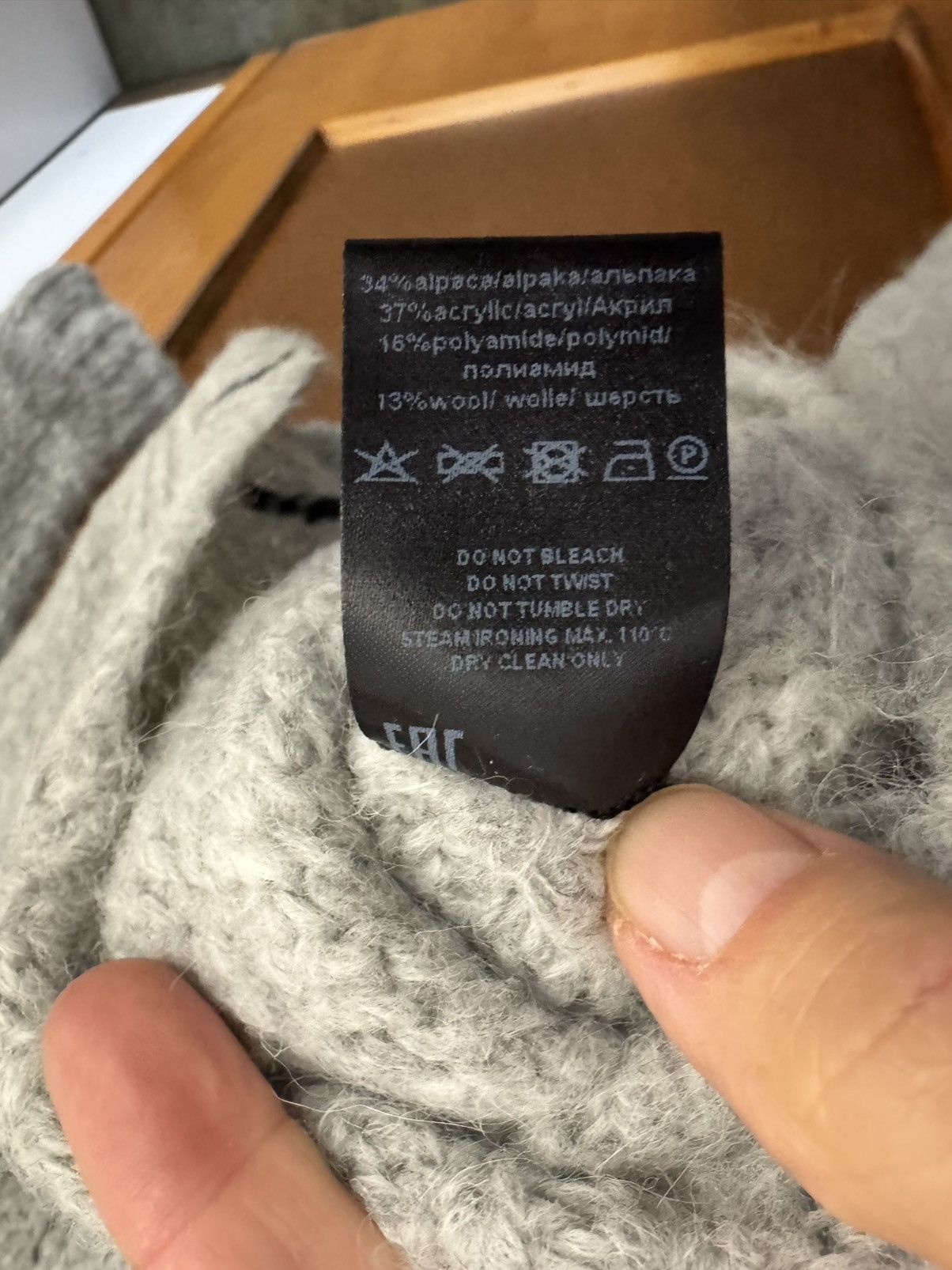 Thom Krom Thom Krom grew alpaca sweater Size US M / EU 48-50 / 2 - 18 Thumbnail