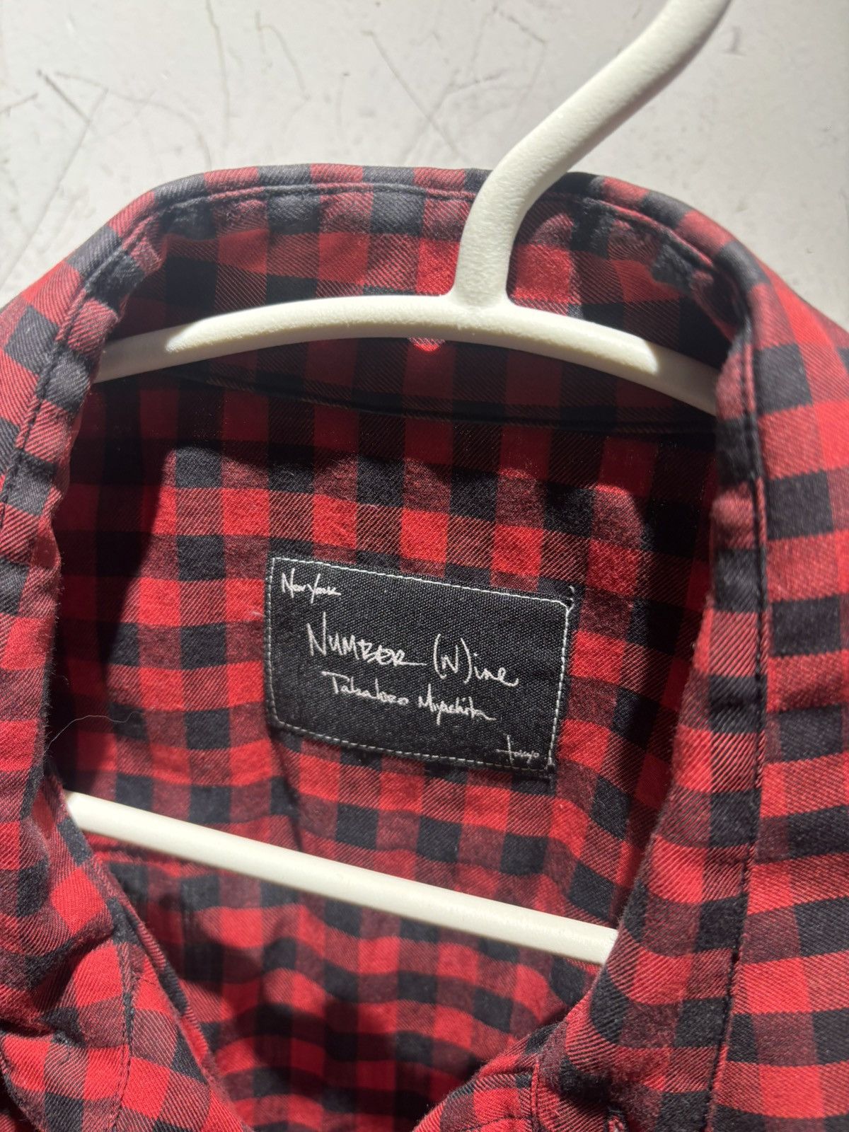 Number (N)ine Number n(ine) checkered shirt Size US M / EU 48-50 / 2 - 3 Thumbnail