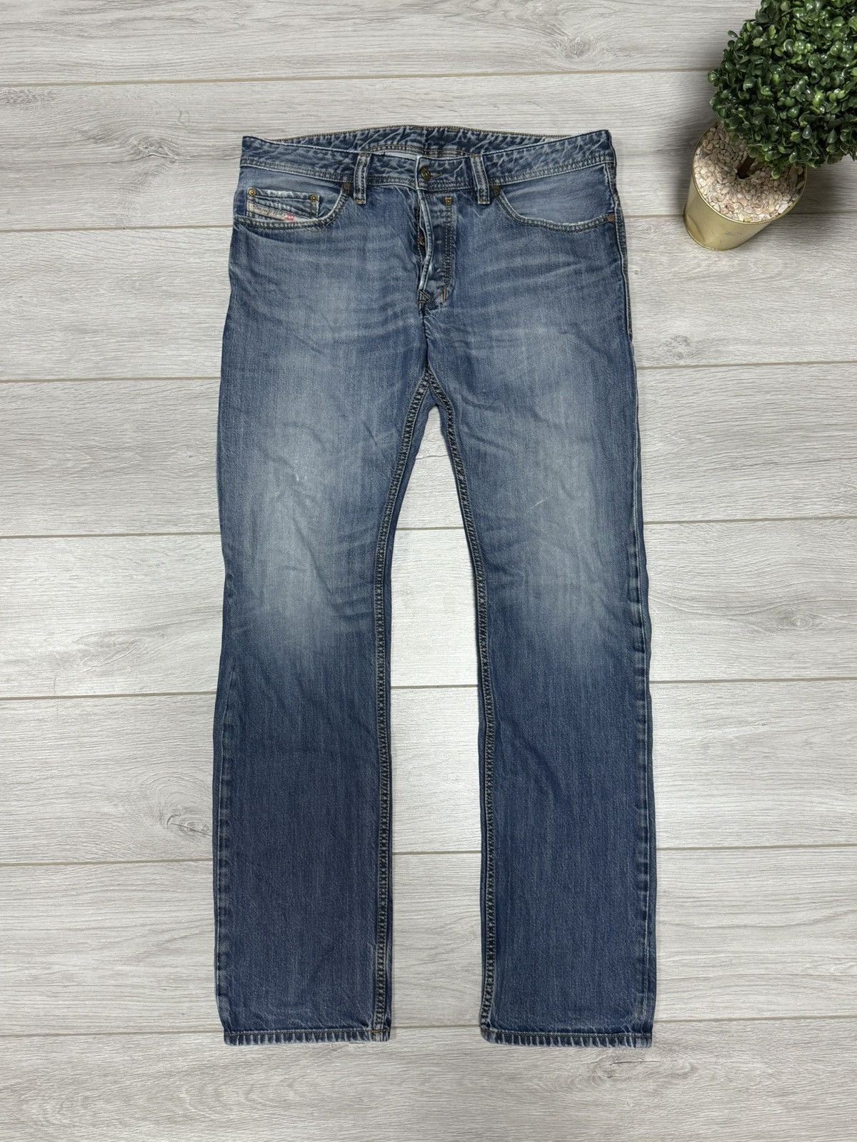 Diesel Diesel Safado Regular Straight Denim Jeans Size US 34 / EU 50 - 2 Thumbnail