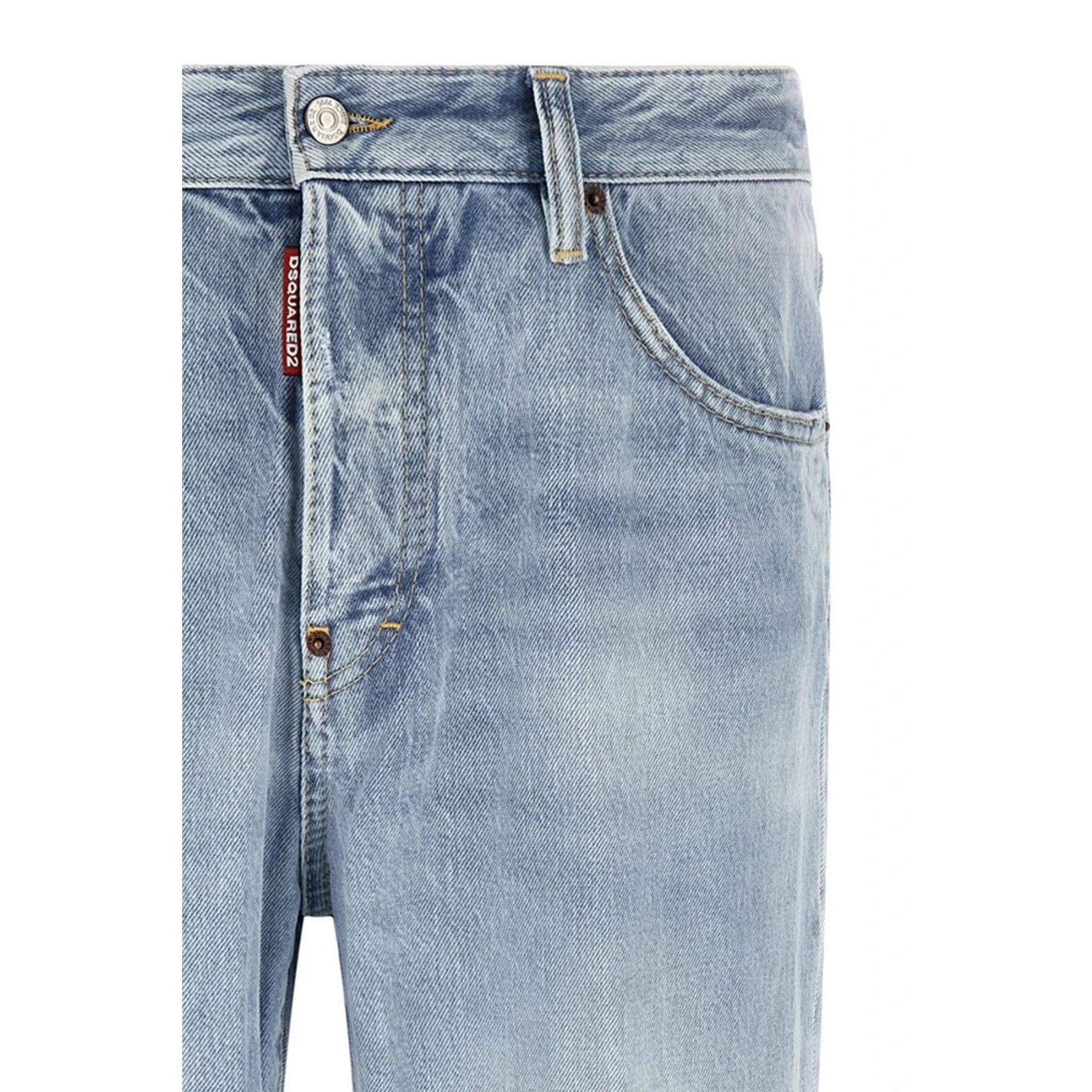 Dsquared2 DSQUARED2 642 Blue Denim Jeans New & Authentic (Men's size:U Size US 30 / EU 46 - 3 Thumbnail
