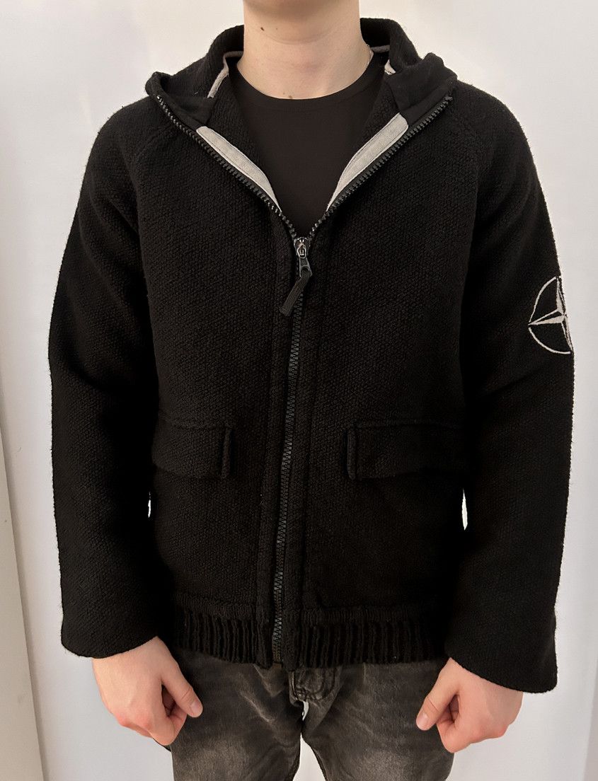 Stone Island Stone Island wool blend zip hoodie Size US XL / EU 56 / 4 - 1 Thumbnail