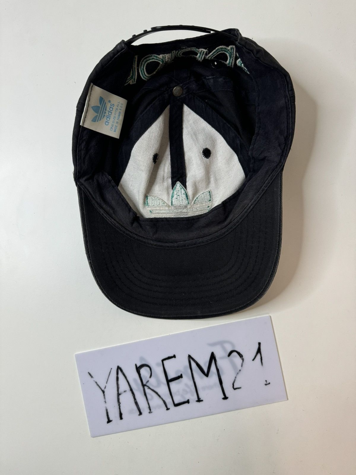Vintage Adidas vintage cap hat Size ONE SIZE - 4 Thumbnail