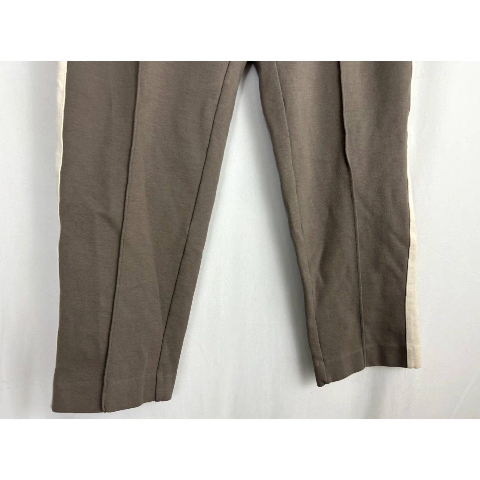 Everlane Everlane Sweatpants Women Medium Gray White Two Tone Drawstring Stitch Activewear Pants Size 32" / US 10 / IT 46 - 2 Thumbnail