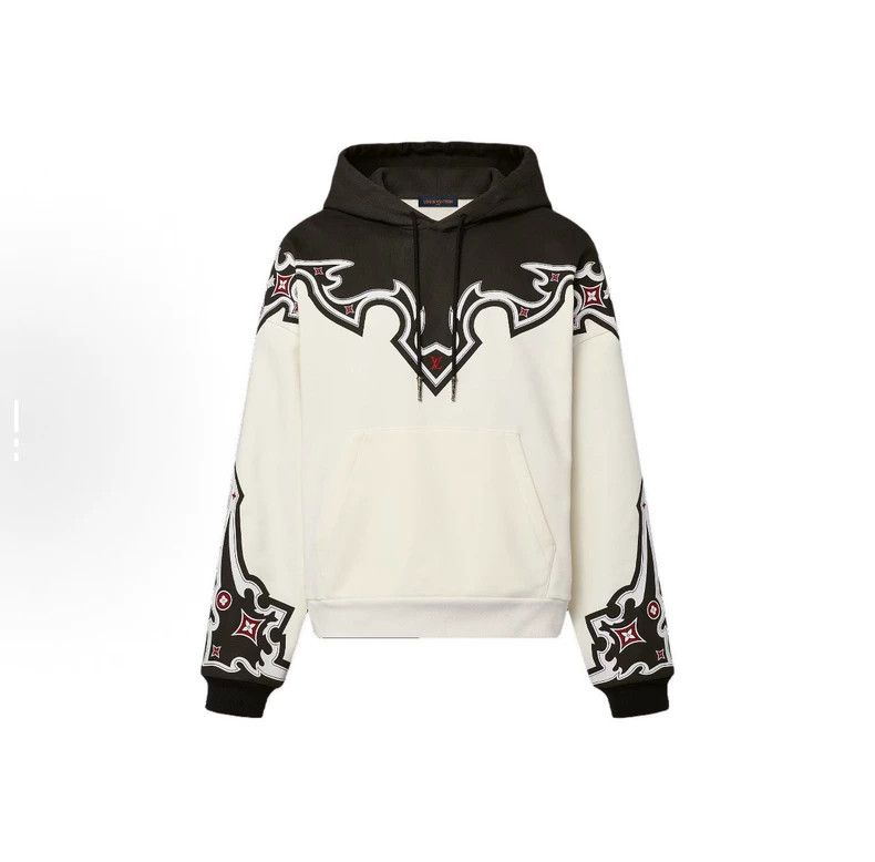 Louis Vuitton Western Denim Series Printed Hoodie