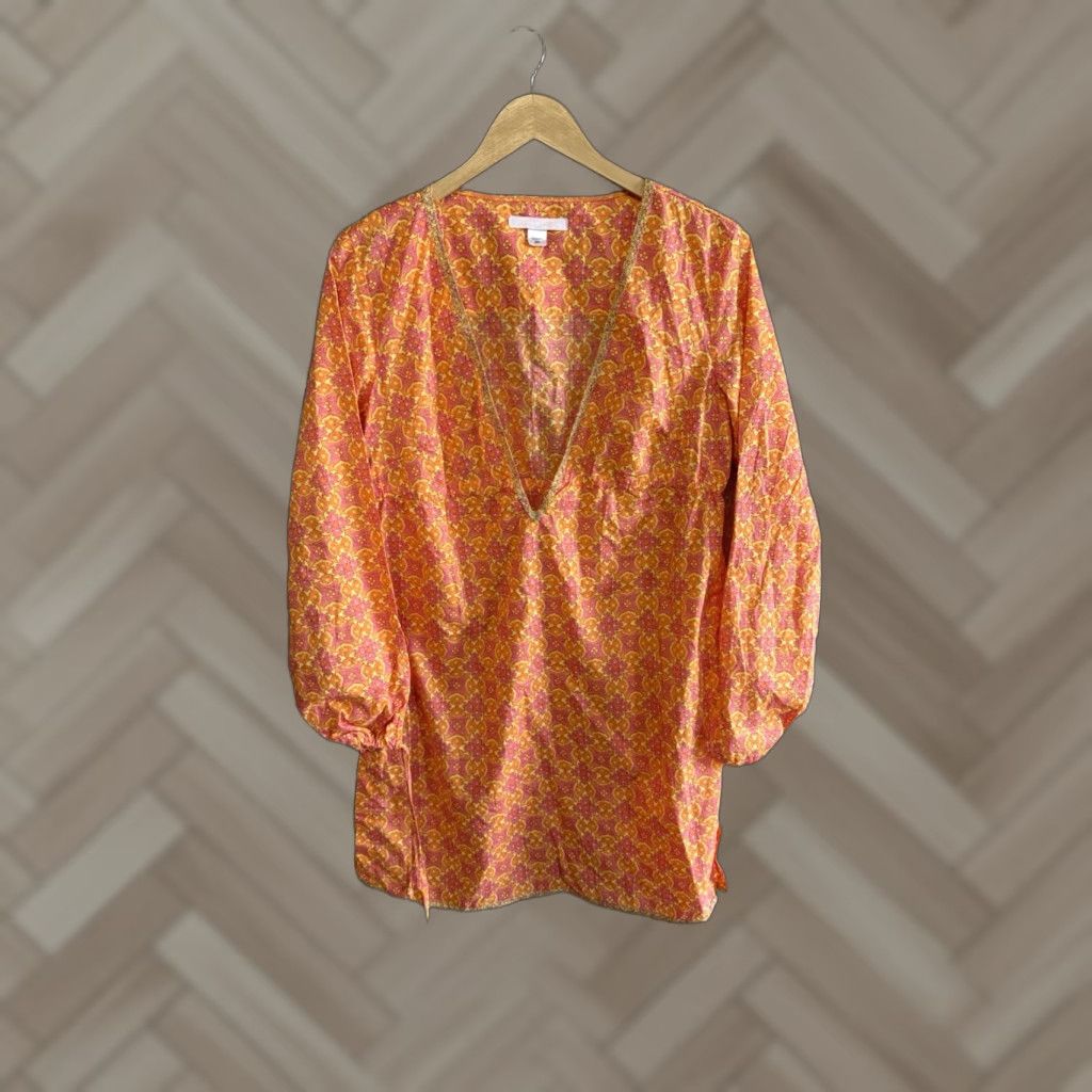 Victoria's Secret Victoria's Secret Dress Geometric 3/4 Sleeve Orange M/L Womens Size M / US 6-8 / IT 42-44 - 1 Thumbnail