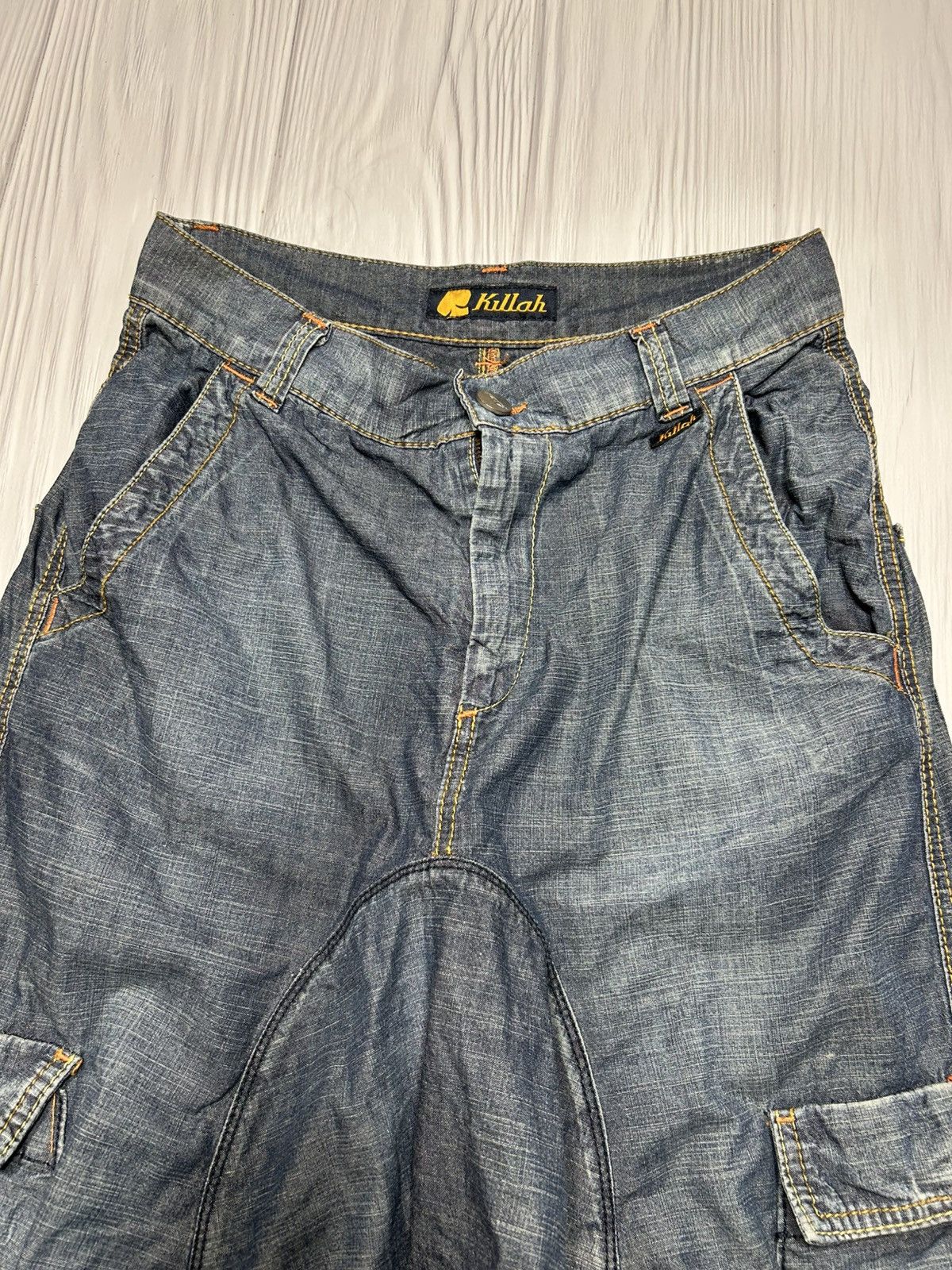 Miss Sixty VTG! Rare! Y2K Killah Miss Sixty Drop Crotch Denim Pants 29 Size 29" - 8 Thumbnail