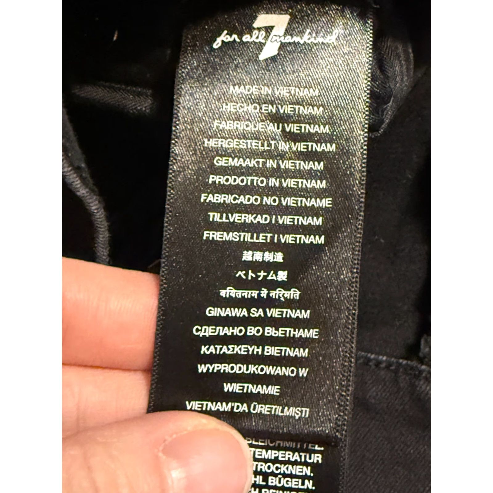 7 For All Mankind **Women's 7 For All Mankind Black Denim High Waisted Straight Crop Jean** User: Women's 7 For All Mankind Black Denim High Waisted Straight Crop Jean Size 26" / US 2 / IT 38 - 6 Thumbnail