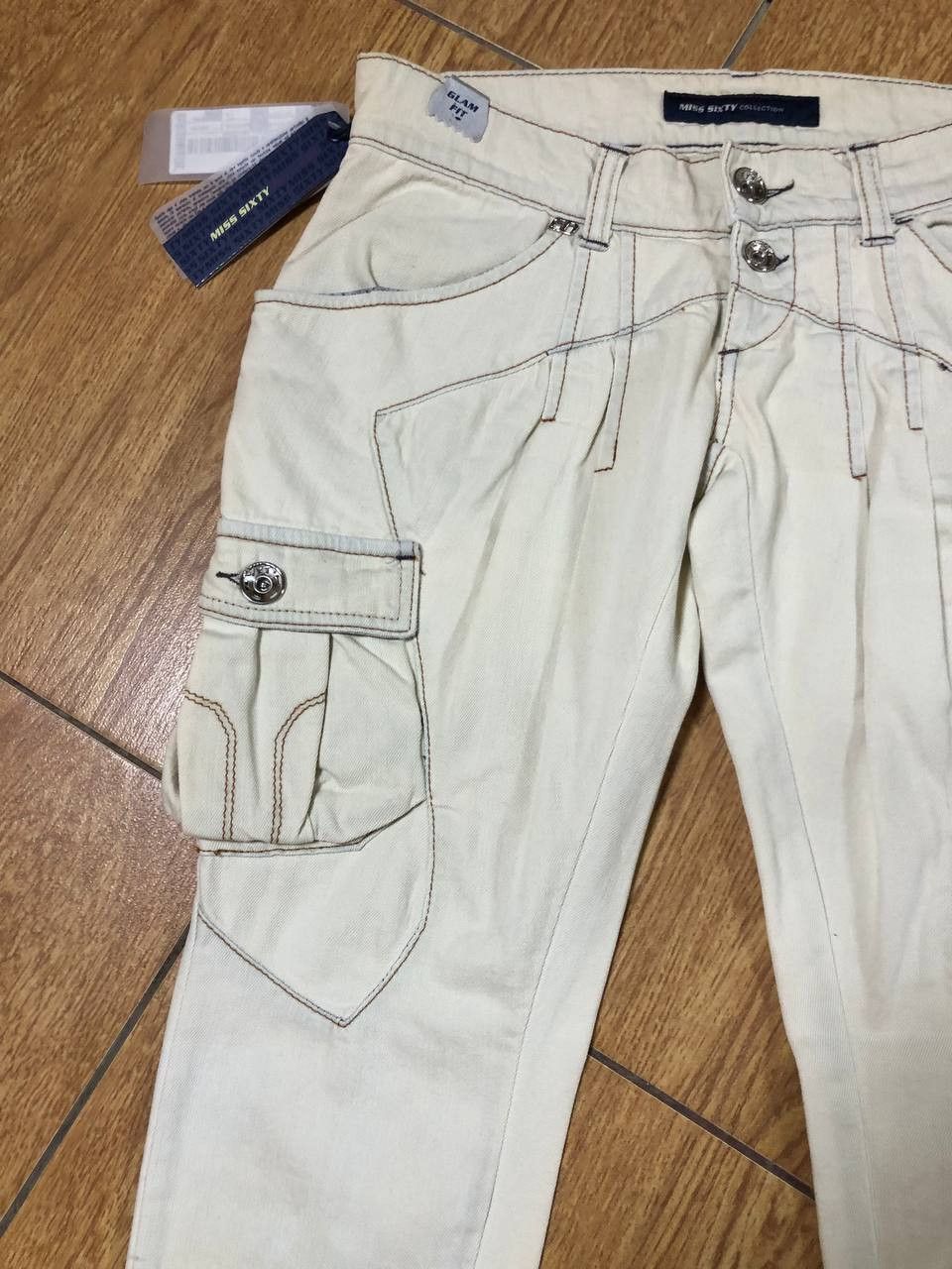 Miss Sixty Miss Sixty jeans crazy Y2K vintage streetwear Size 28" / US 6 / IT 42 - 6 Thumbnail