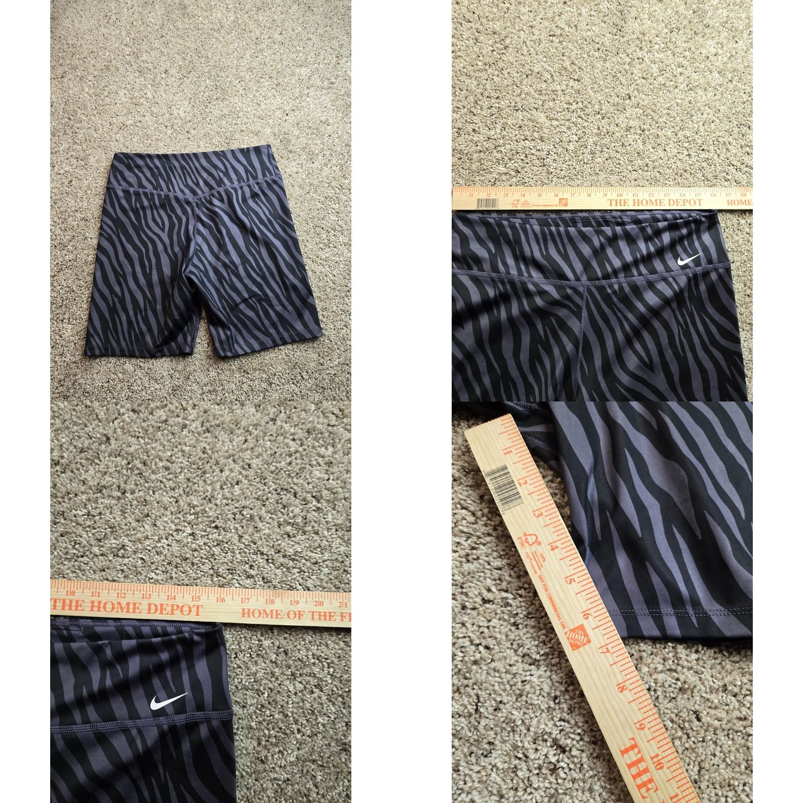 Nike Nike Icon Clash Shorts Womens XL Purple Zebra Dri-FIT 7"L CZ9207-573 Size 40" / US 18 - 8 Thumbnail