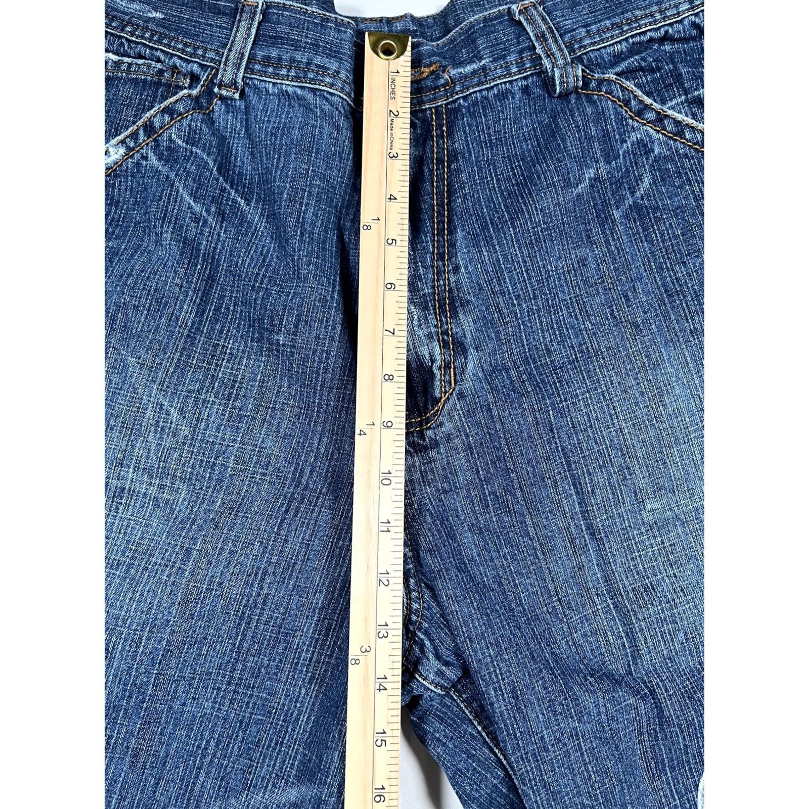 Vintage Makaveli Jeans Mens 38 Blue Baggy Hip Hop Y2K Streetwear Jeans Size US 38 / EU 54 - 6 Thumbnail