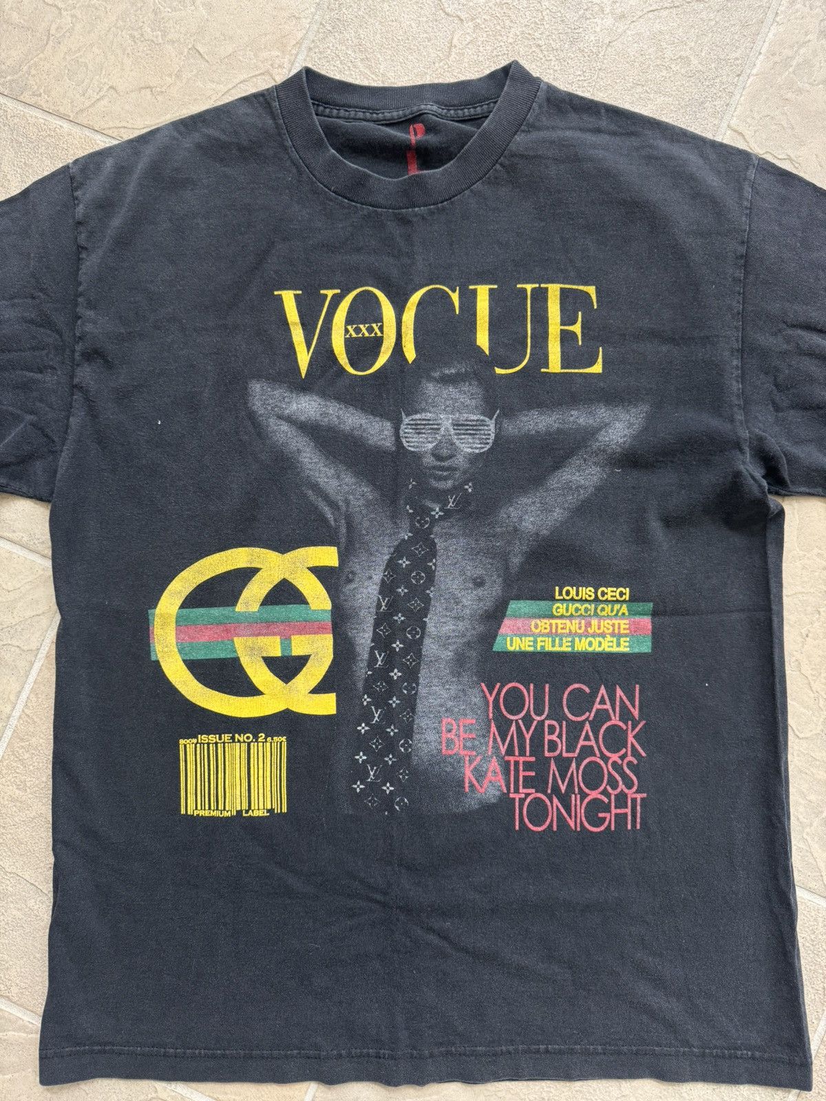 Other Very Rare Vintage Kate Moss Kanye West Vogue Gucci XXX Tee Size US L / EU 52-54 / 3 - 2 Thumbnail