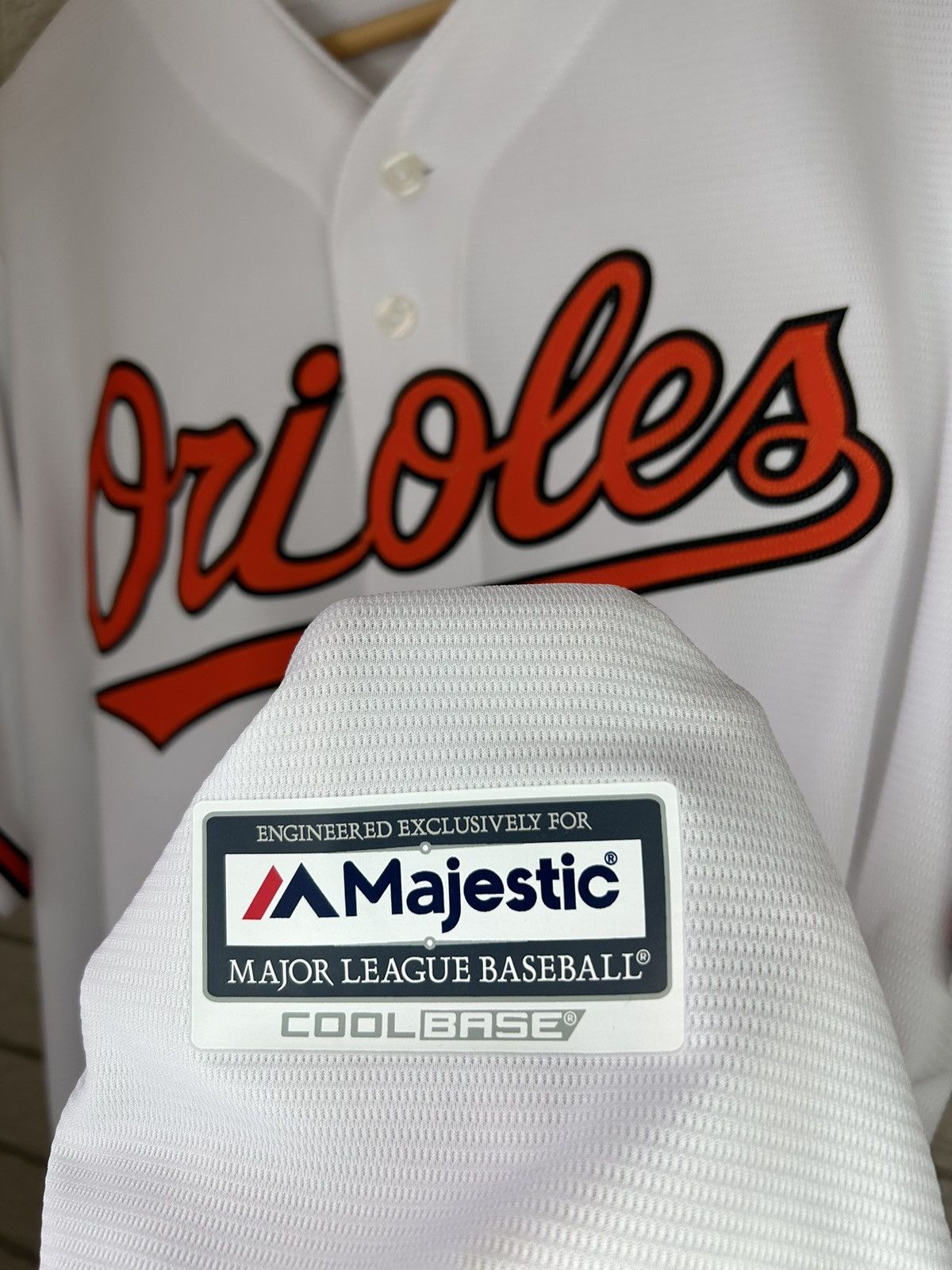 MLB × Majestic Majestic Baltimore Orioles Paul Fry Baseball Jersey Size US L / EU 52-54 / 3 - 6 Thumbnail