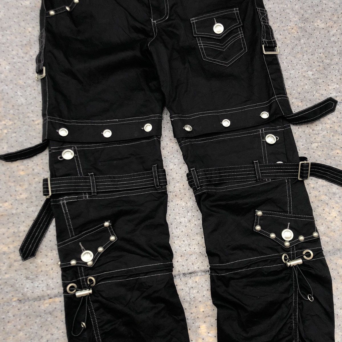 Japanese Brand Algonquins Studded Bondage Multi Pants Size 30" / US 8 / IT 44 - 4 Thumbnail