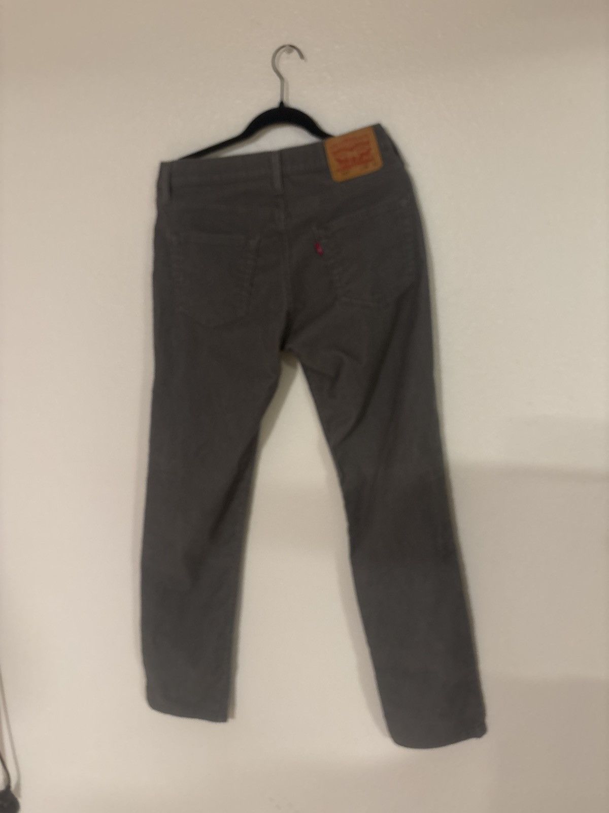 Levi's Grey corduroy levi 511 jeans Size US 32 / EU 48 - 2 Thumbnail