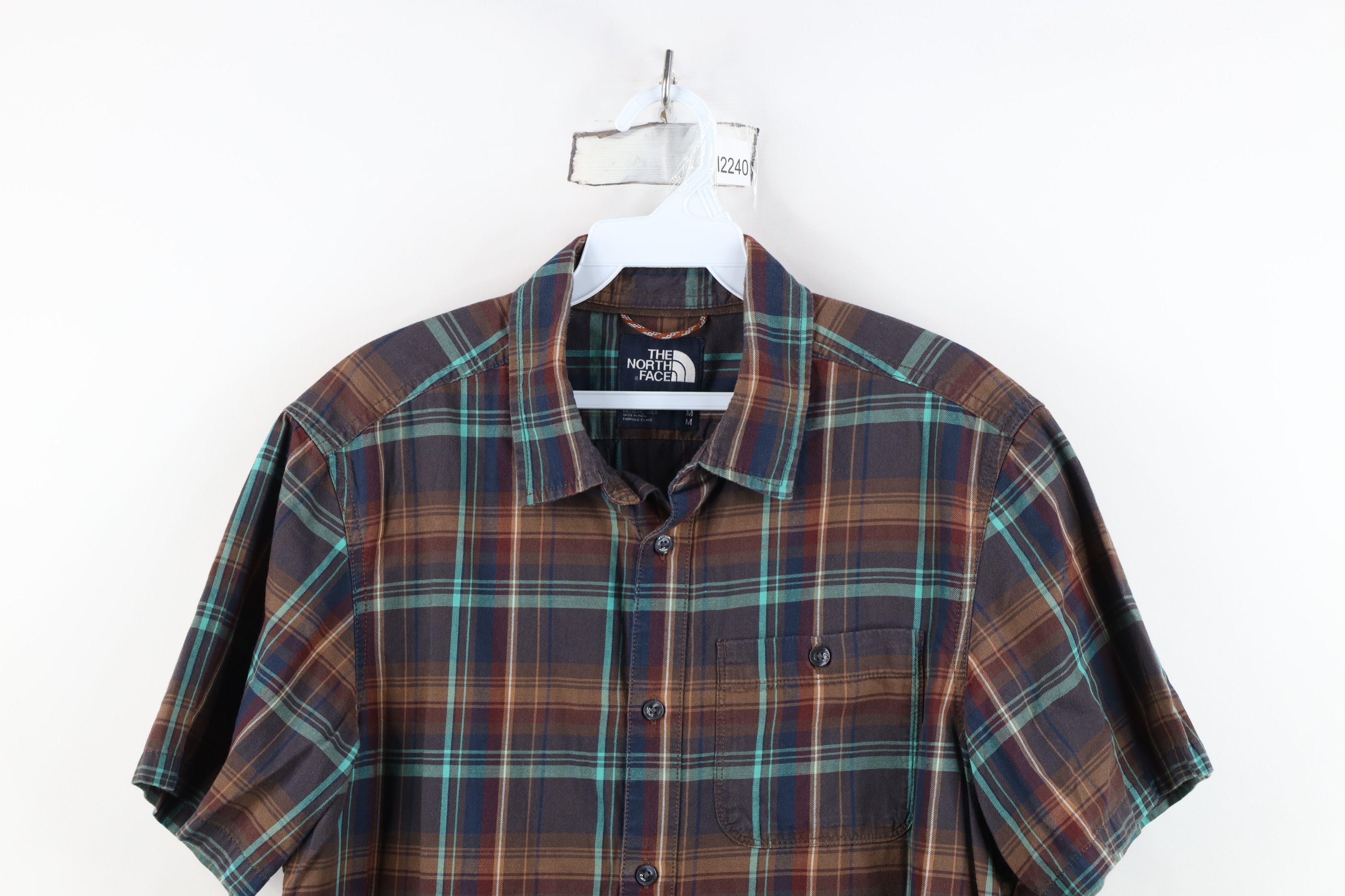 The North Face Vintage Y2K The North Face Flannel Short Sleeve Button Shirt Size US M / EU 48-50 / 2 - 2 Thumbnail