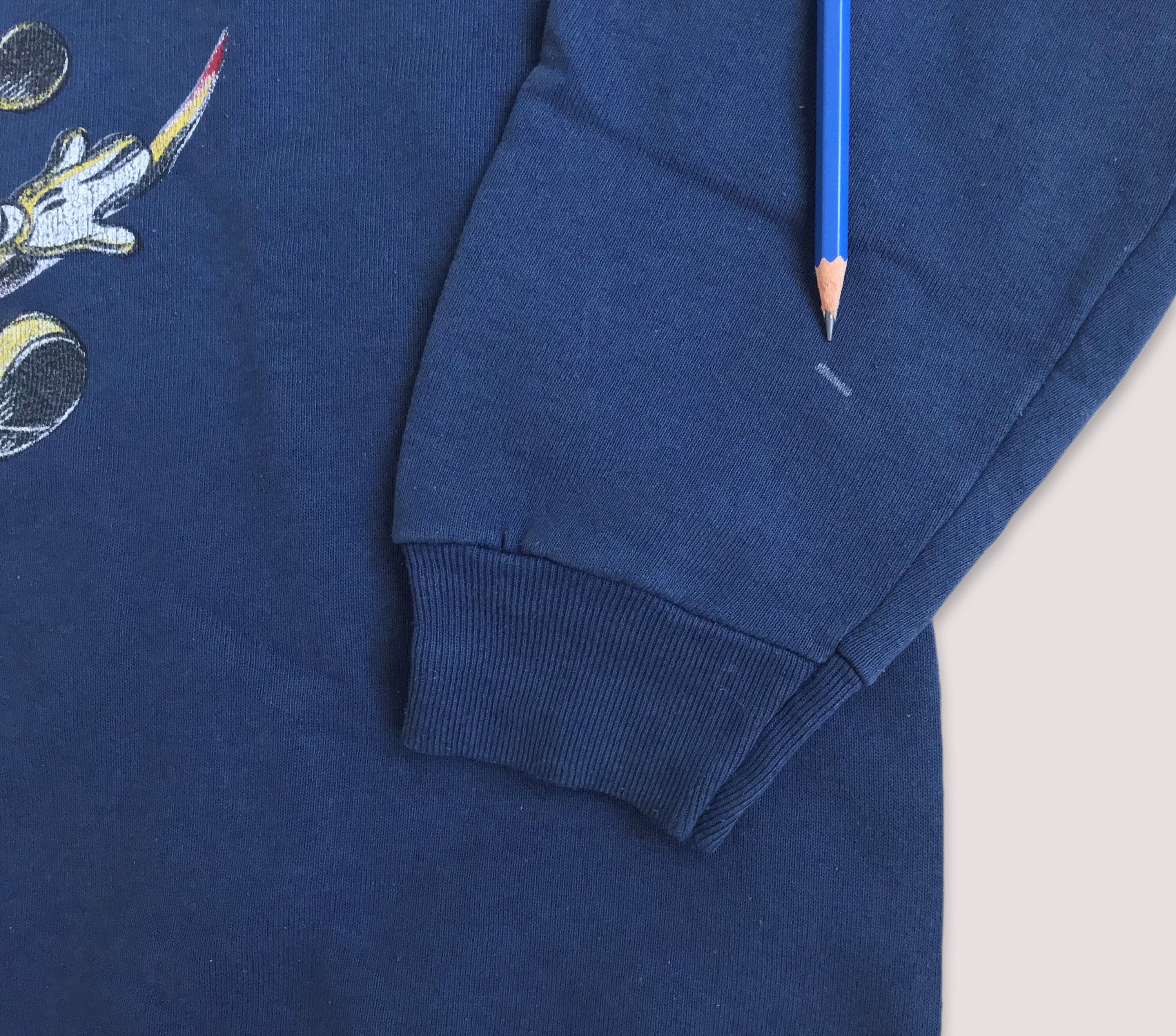 Disney Vintage 90s Disney Sweatshirt Crewneck Mickey Mouse Navy Size US M / EU 48-50 / 2 - 7 Thumbnail