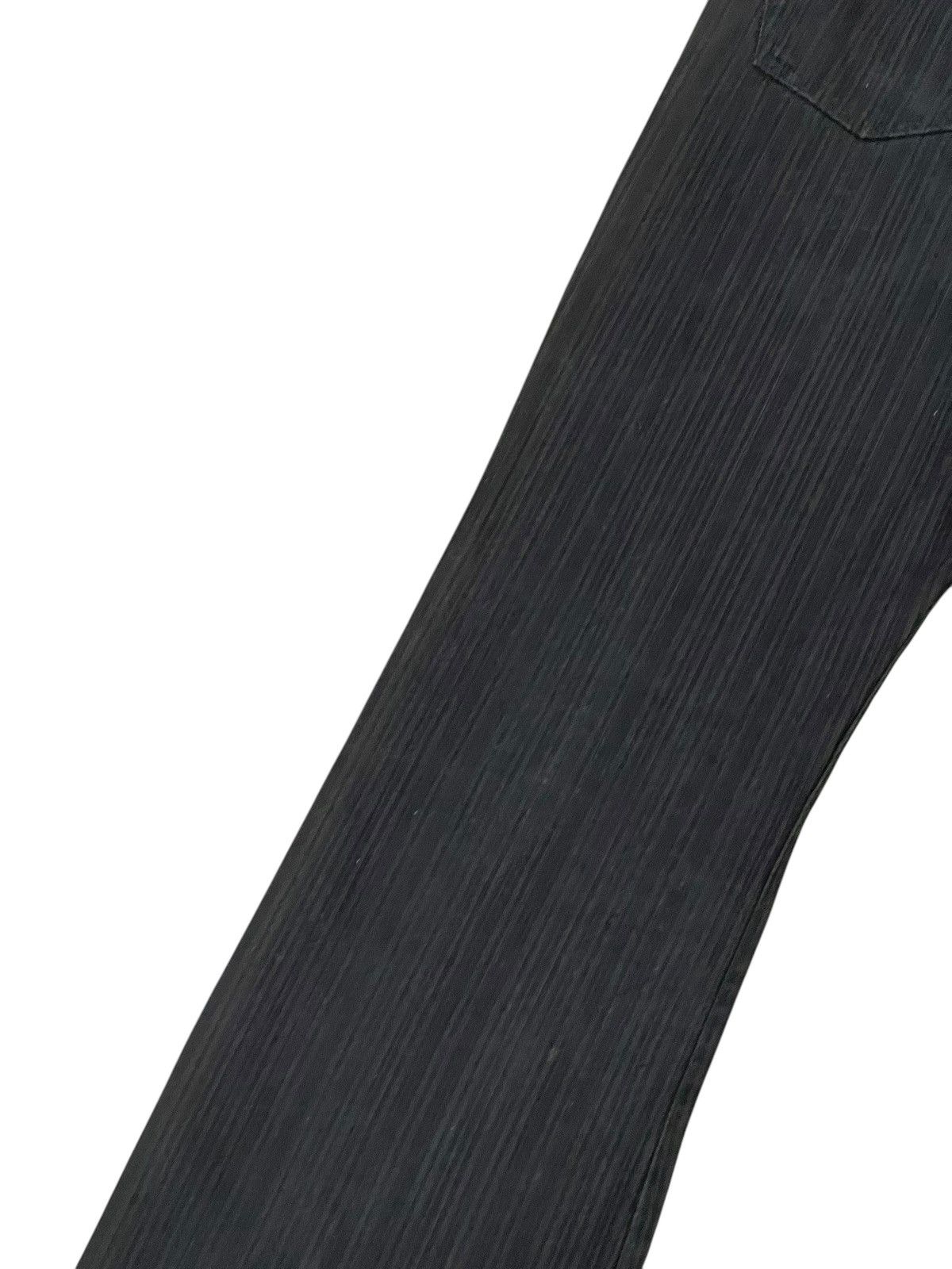 Japanese Brand Flare Jeans Mens Melrose Striped Boot Cut 8🟦 Size US 31 - 15 Thumbnail