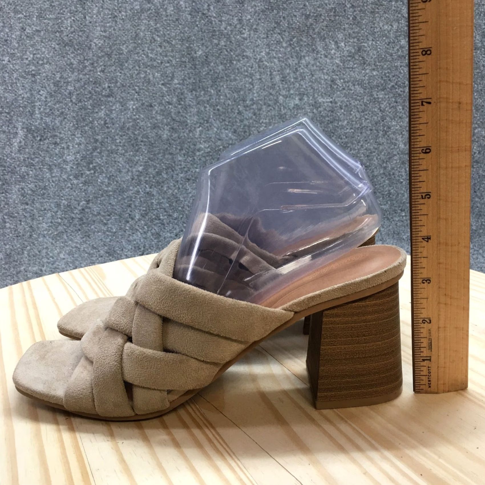 Vintage Universal Thread Sandals Womens 11 Andy Braided Strap Slip On Mule Slide Brown Size US 11 / IT 41 - 6 Thumbnail