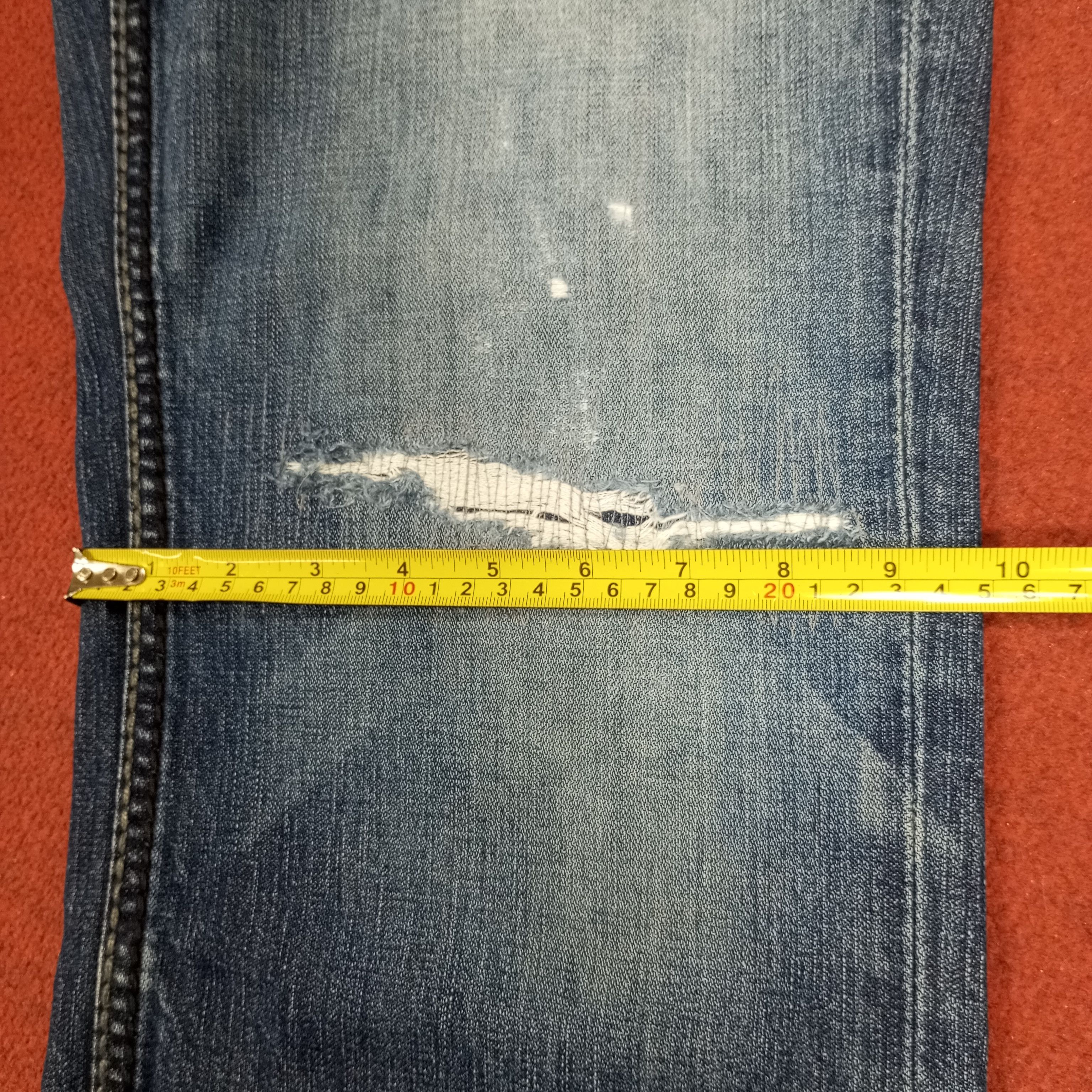 True Religion × Vintage True Religion Ricky Giant Big T Streetwear Style Jeans Size US 34 / EU 50 - 10 Thumbnail