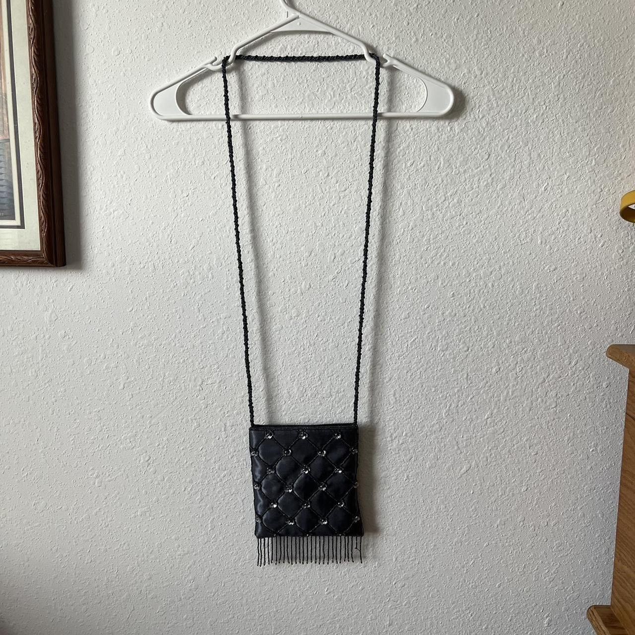 Vintage Y2k gray silver sequin beaded crossbody bag Size ONE SIZE - 2 Thumbnail