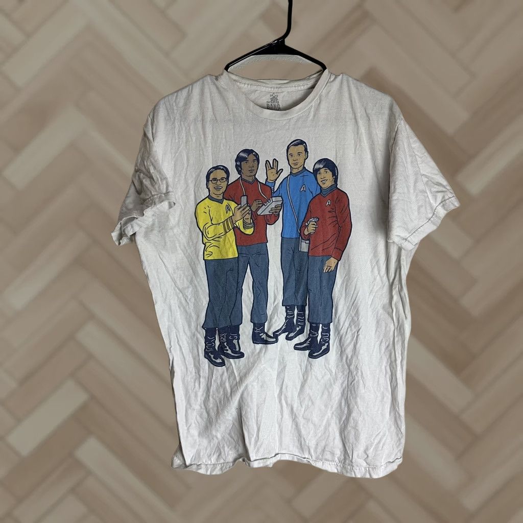 The Big Bang Theory Shirt Adult 1XL Multicolor Mens, Men’s