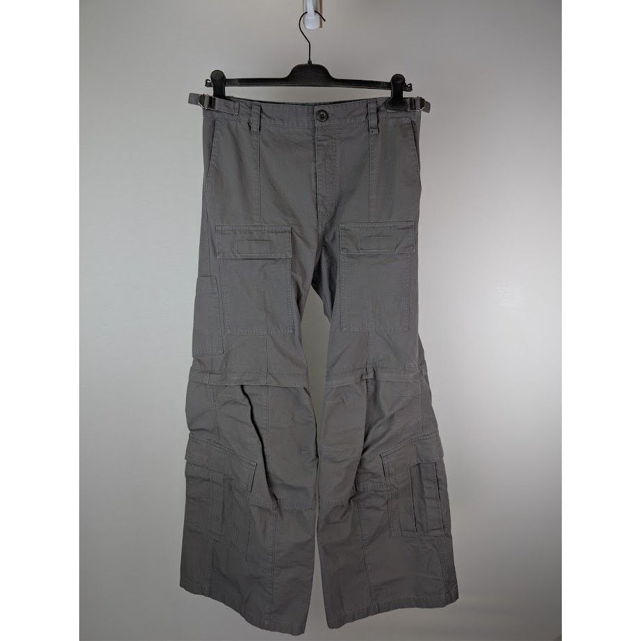 Balenciaga o1rshd1 Cotton Ripstop Pants in Gray Size US 30 / EU 46 - 1 Thumbnail