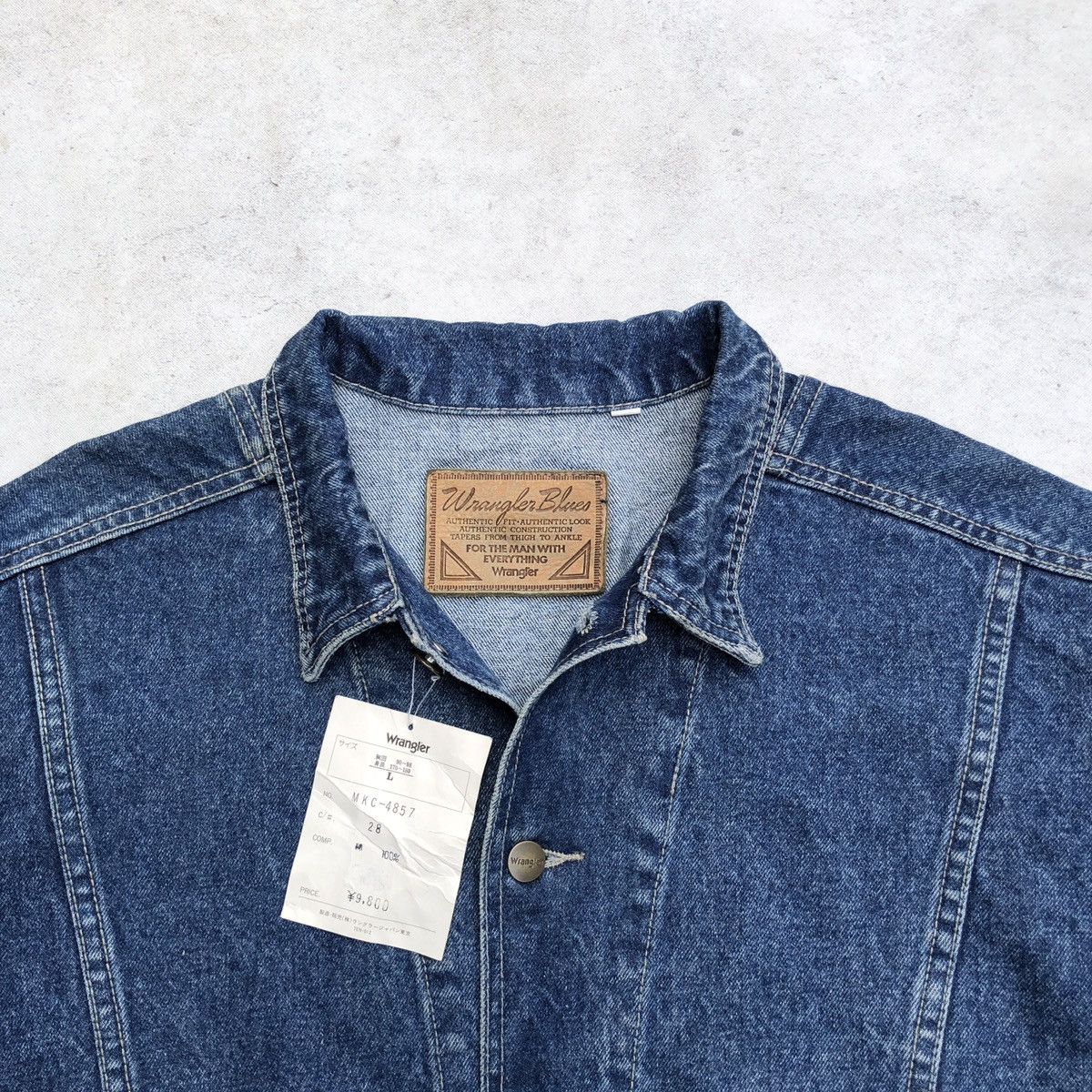Levi's Vintage Clothing × Vintage × Wrangler Vtg Wrangler denim jacket boxy fit Size US L / EU 52-54 / 3 - 2 Thumbnail