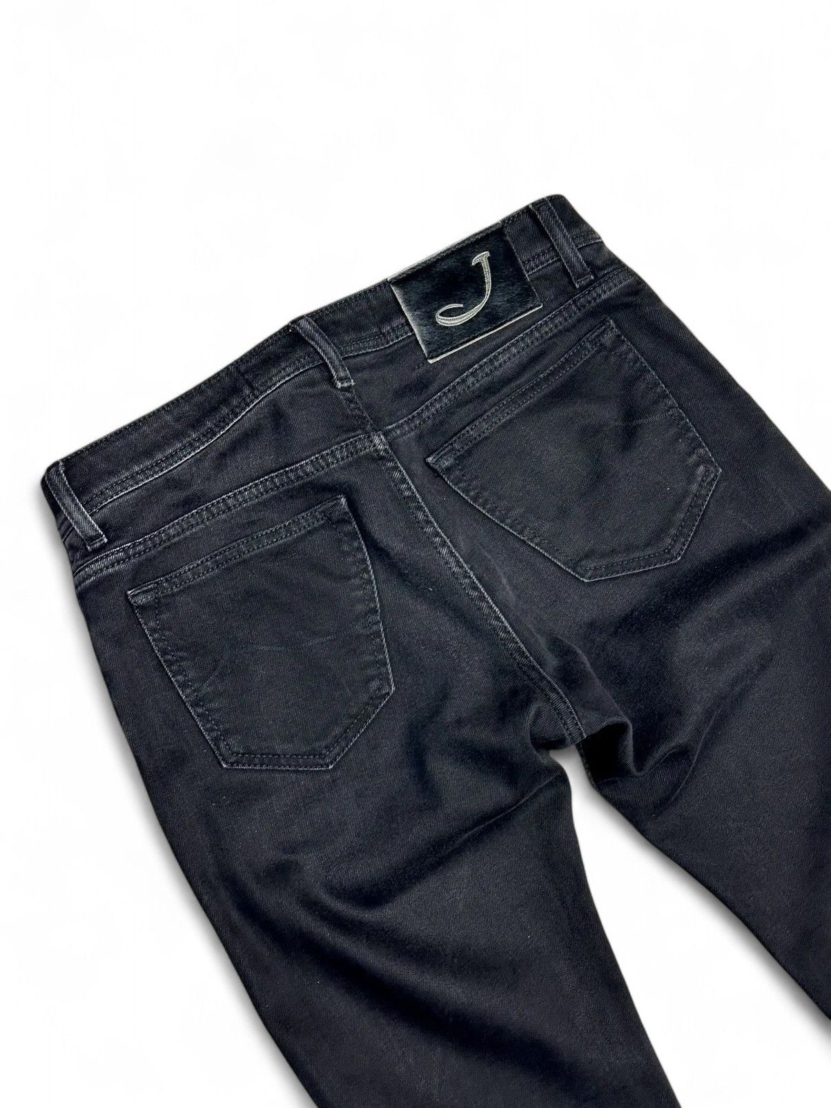 14th Addiction Jacob Cohen black denim jeans slim fit vintage style Size US 32 / EU 48 - 16 Thumbnail