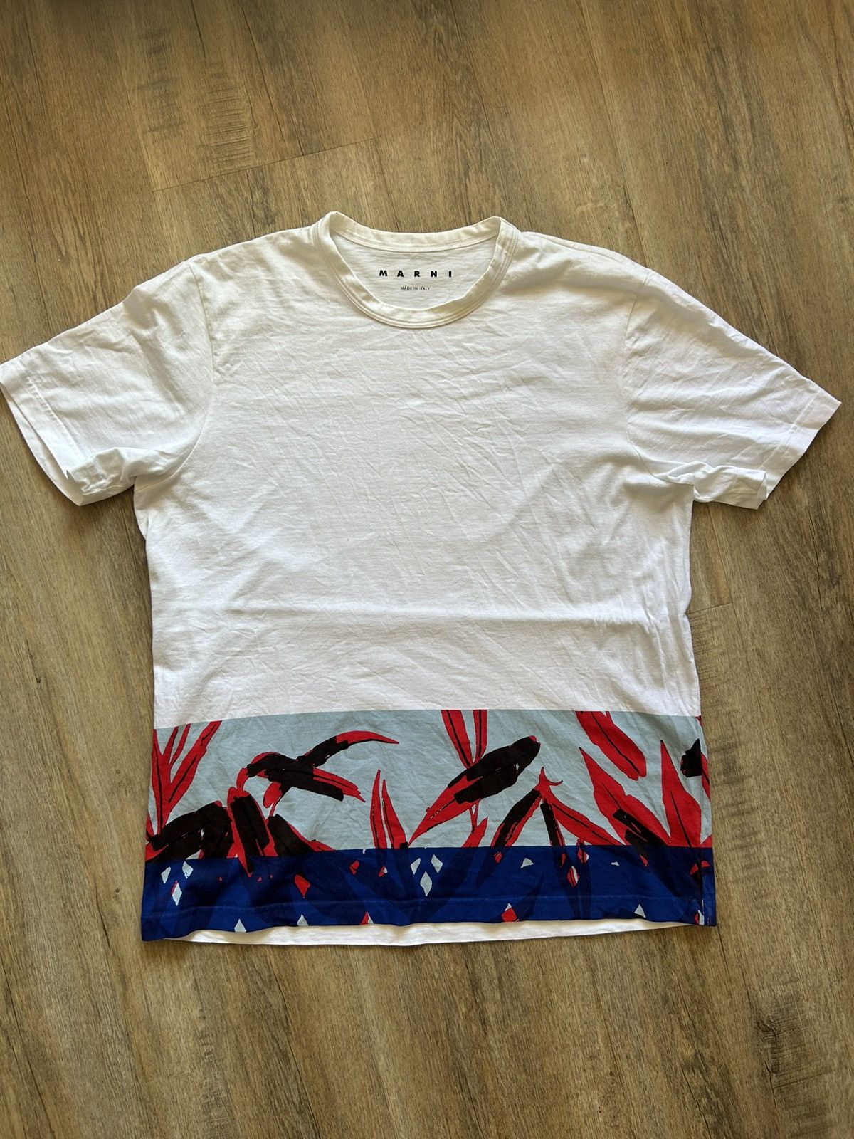 Marni Marni Colourblock t shirt Size US L / EU 52-54 / 3 - 1 Thumbnail