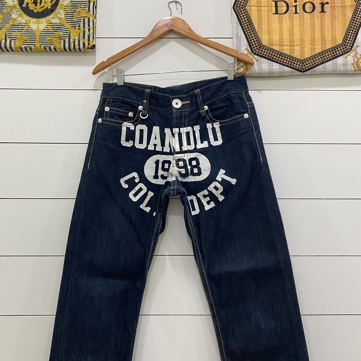 Japanese Brand × Seditionaries × Vintage Vintage Co&Lu Coandlu Spell Out Japanese Denim Jeans Size US 32 / EU 48 - 2 Thumbnail