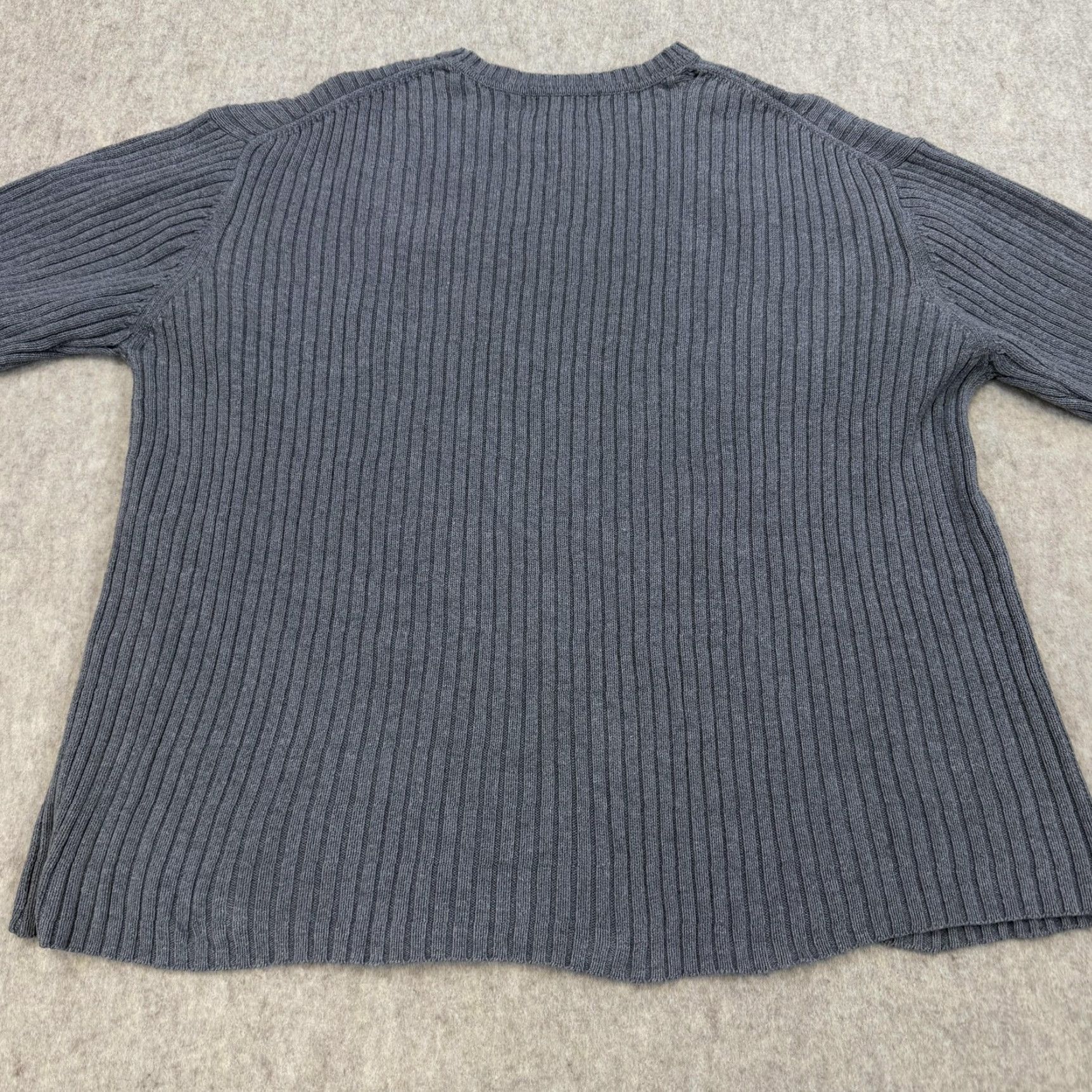 Old Navy VINTAGE Old Navy Sweater Mens 2XL Gray Rib Knit Crewneck Pullover Hong Kong Size US XXL / EU 58 / 5 - 6 Thumbnail