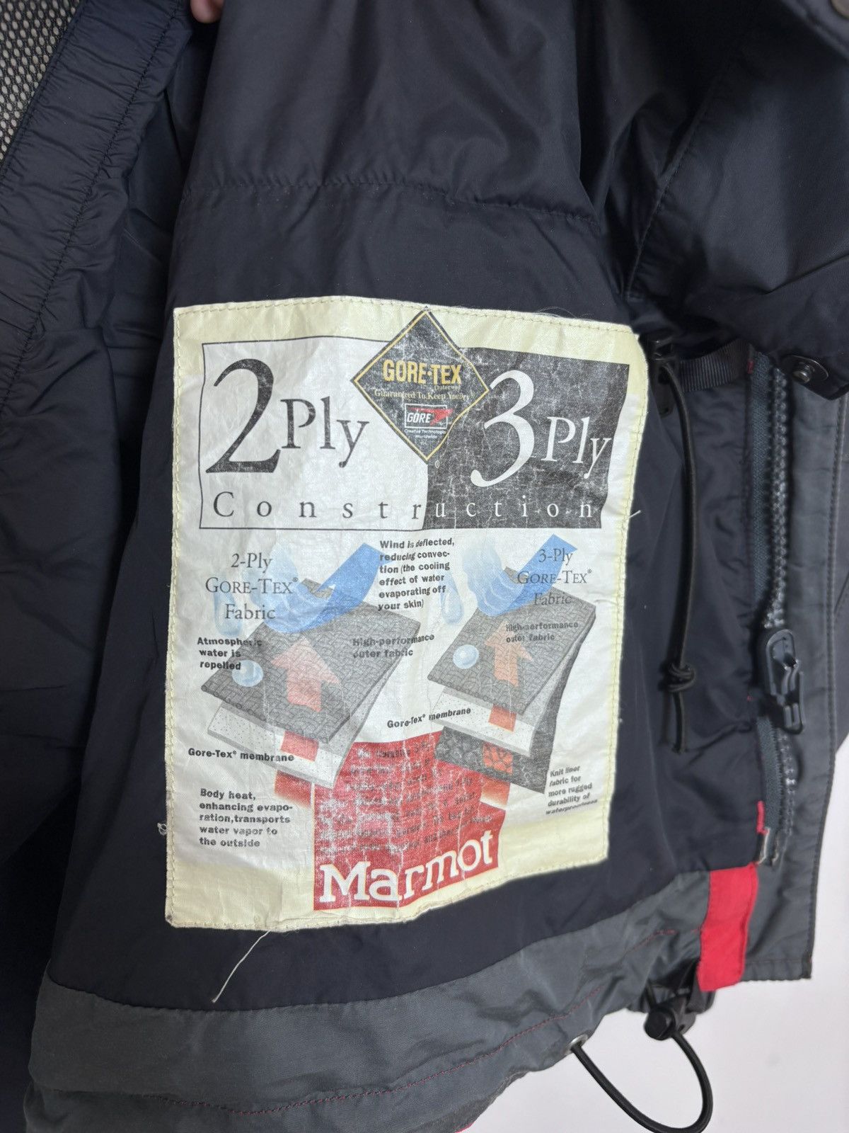 Marmot Marmot Gore-Tex Vintage Women’s Red/Grey Hooded Jacket Size L / US 10 / IT 46 - 17 Thumbnail