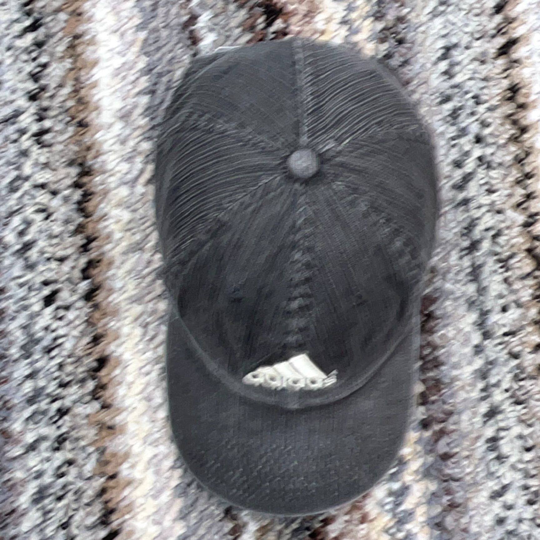 Adidas VINTAGE Adidas Hat Cap Strap Back Gray Baseball Dad Spell Out Faded Worn Y2K W11 Size ONE SIZE - 4 Thumbnail
