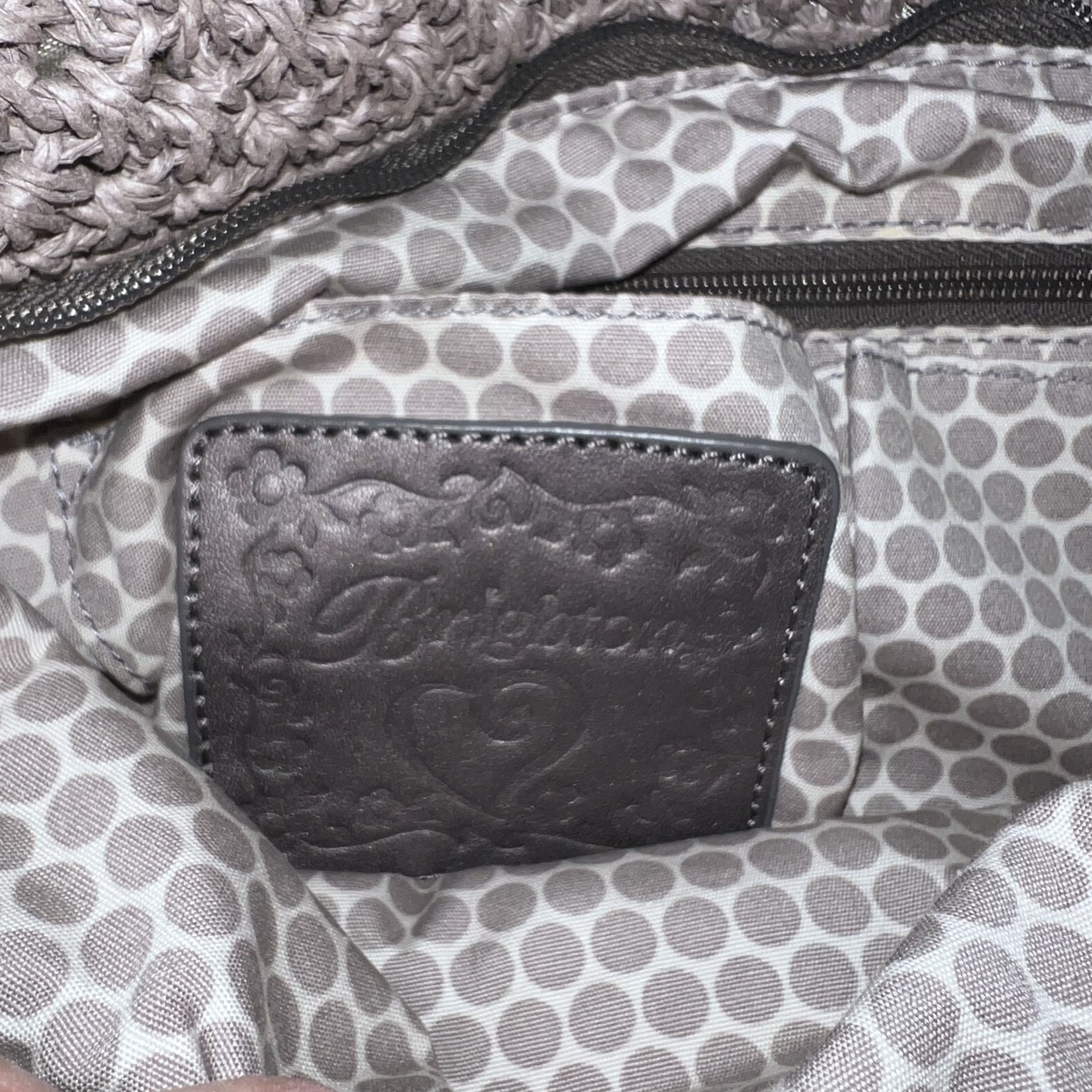 Brighton NWOT Brighton Woven Black and Taupe Woven Crossbody Hobo Bag Size ONE SIZE - 6 Thumbnail