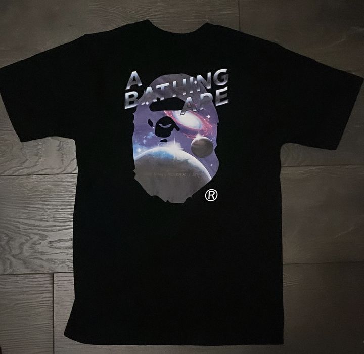 Bape Bape Galaxy UFO Tee | Grailed