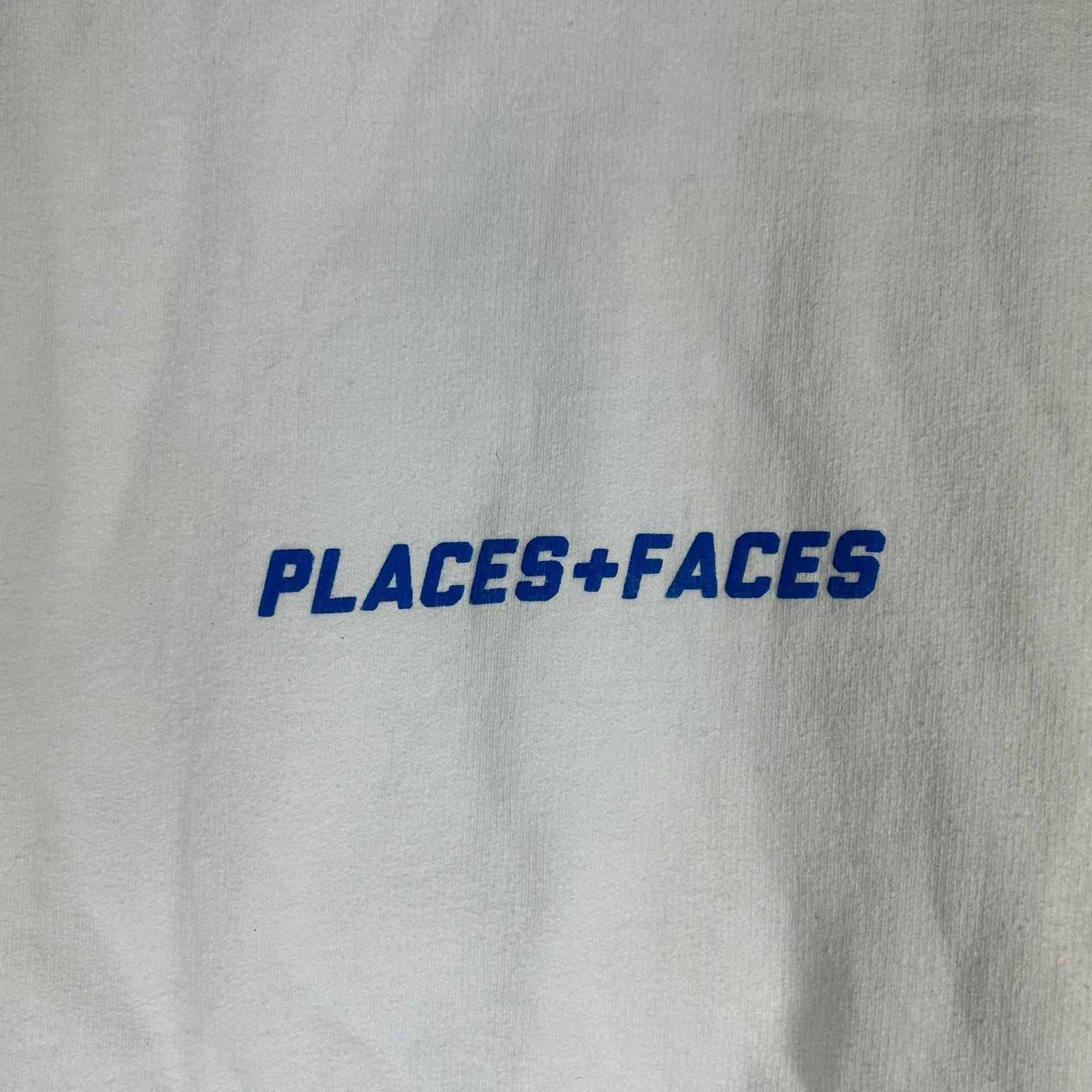 Designer × Places + Faces Places + Faces hoodie big logo print spellout white hoodie Size US S / EU 44-46 / 1 - 4 Thumbnail