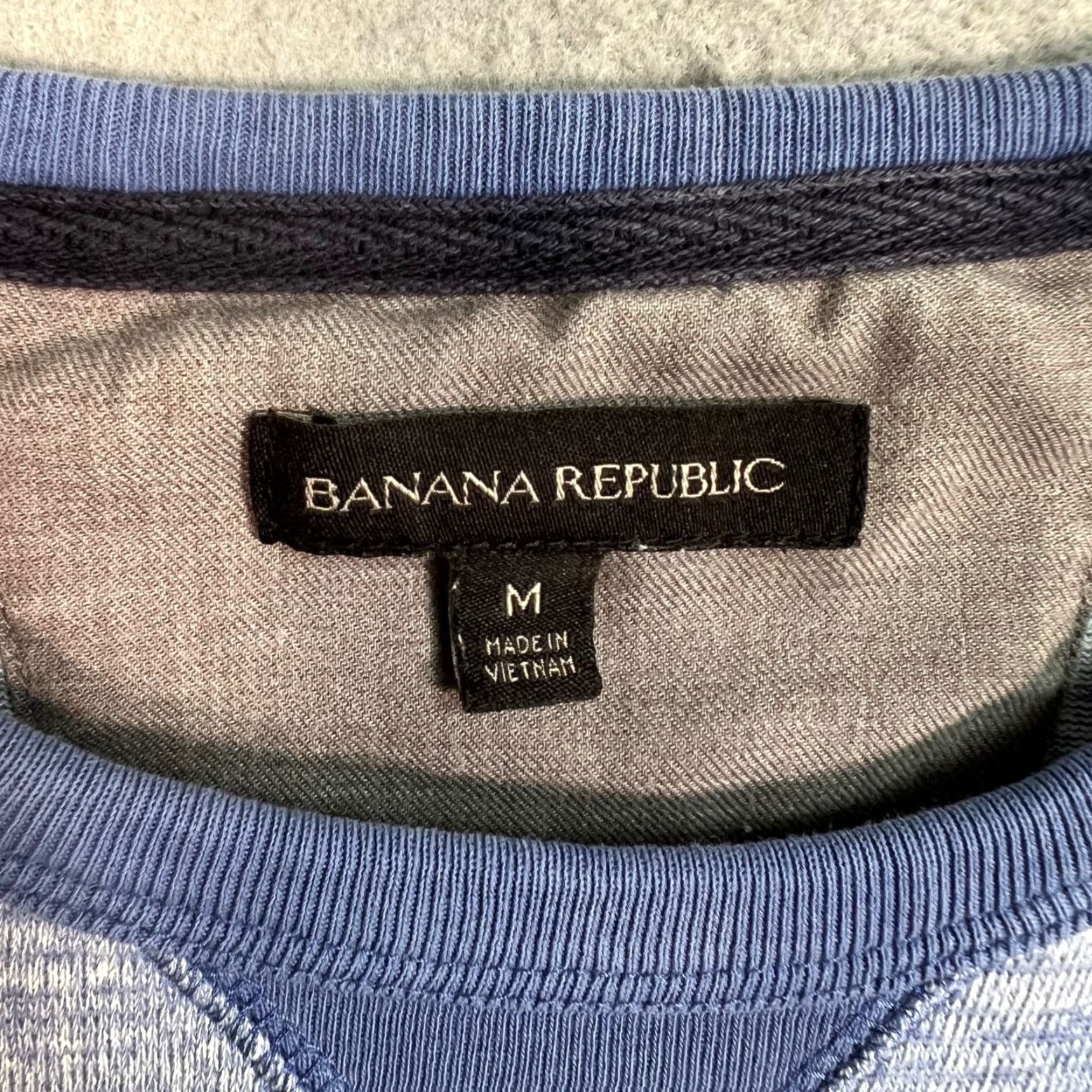 Banana Republic VINTAGE Banana Republic Womens Sweater Crewneck Sweatshirt Medium Blue Pullover Size M / US 6-8 / IT 42-44 - 3 Thumbnail