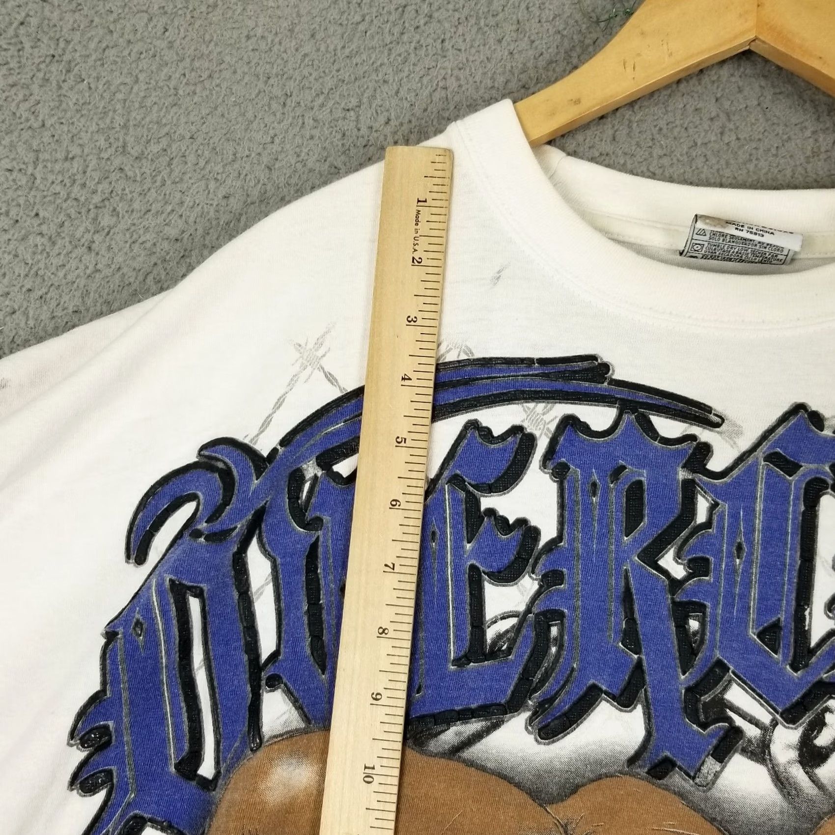 Vintage VINTAGE Pro Power Overcome Overturn Rap T-Shirt 4XL Adult White 90s Hip Hop Mens Size US XXL / EU 58 / 5 - 3 Thumbnail