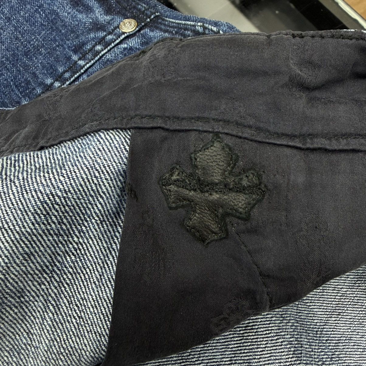 Chrome Hearts Chrome Hearts Double Knee Carpenter Denim Shorts Indigo Size US 33 - 9 Thumbnail