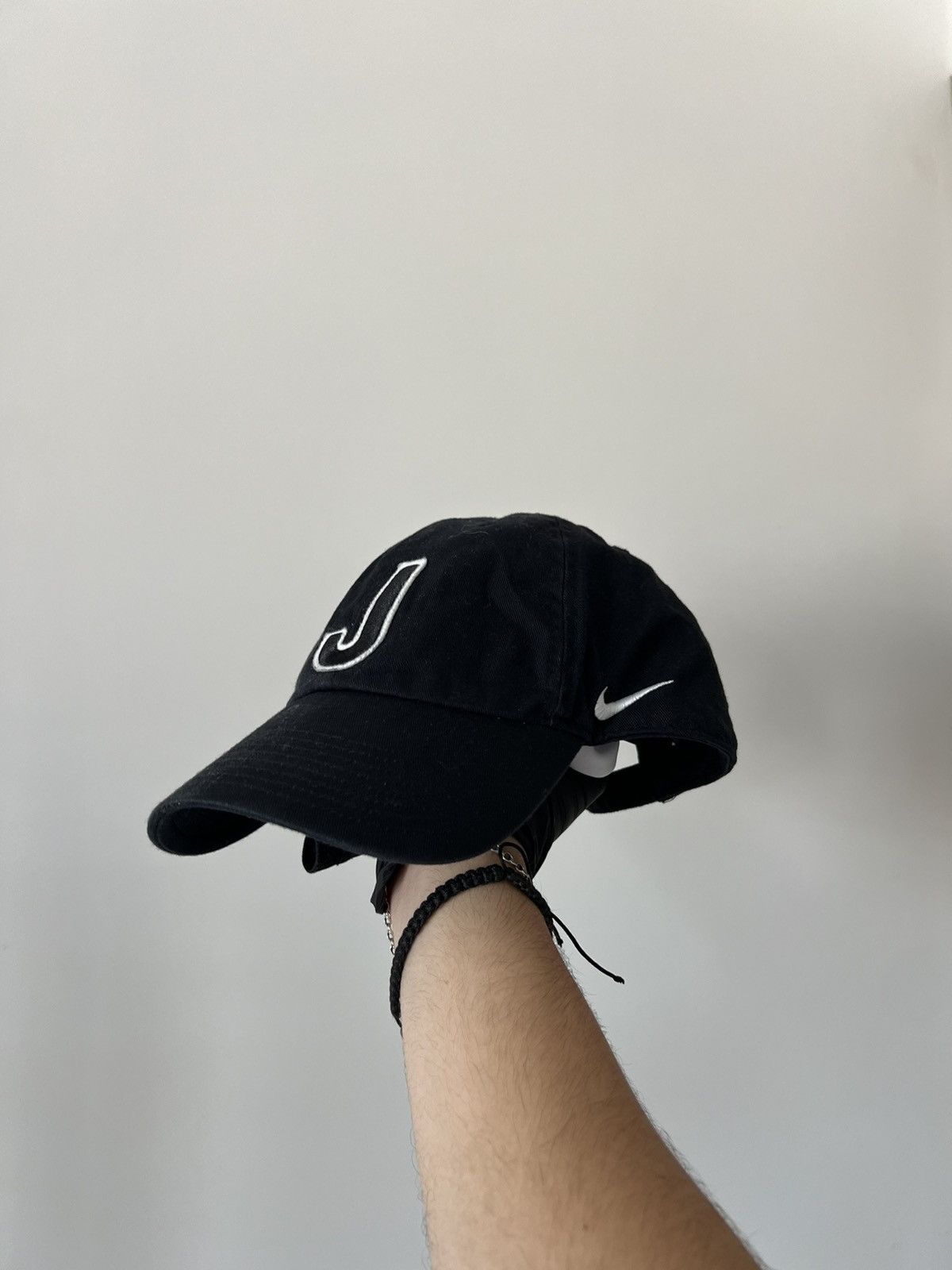 Nike Vintage 2000s Nike Juventus Y2K Black Cap Drill Size ONE SIZE - 1 Thumbnail