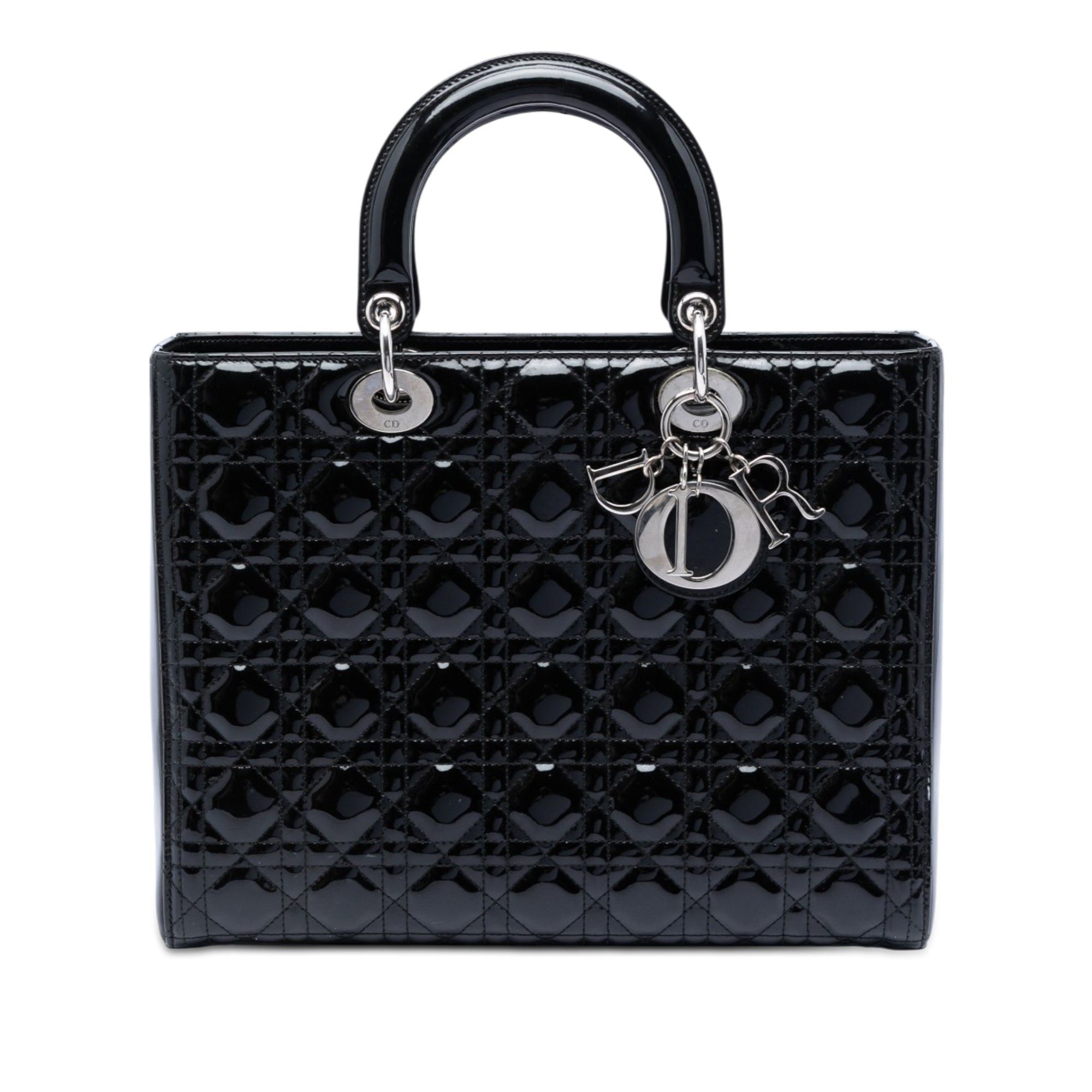 Dior Large Patent Cannage Lady Dior Size ONE SIZE - 1 Thumbnail