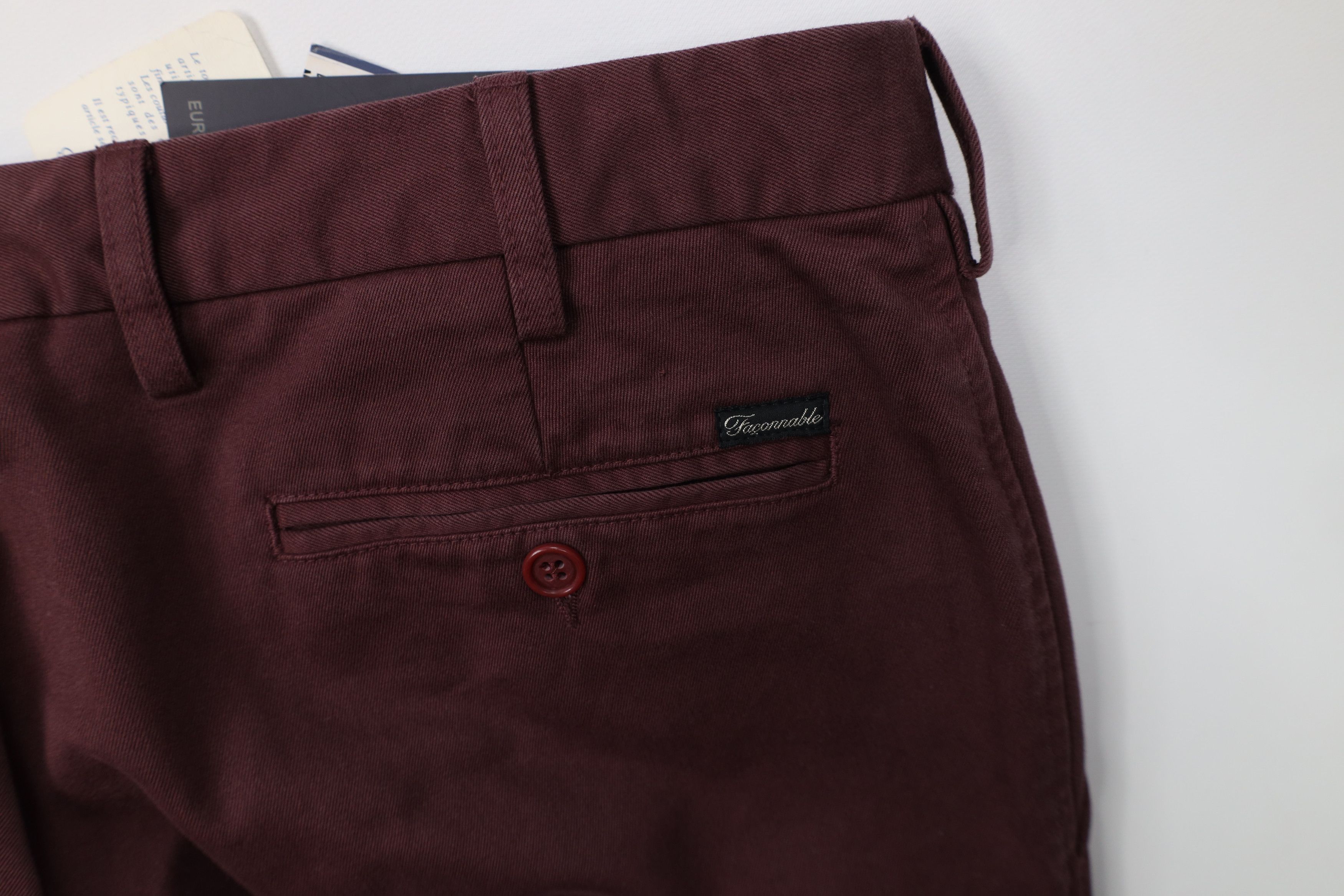 Faconnable Deadstock Faconnable Fit Heavyweight Chino Pants Trousers Size US 36 / EU 52 - 14 Thumbnail