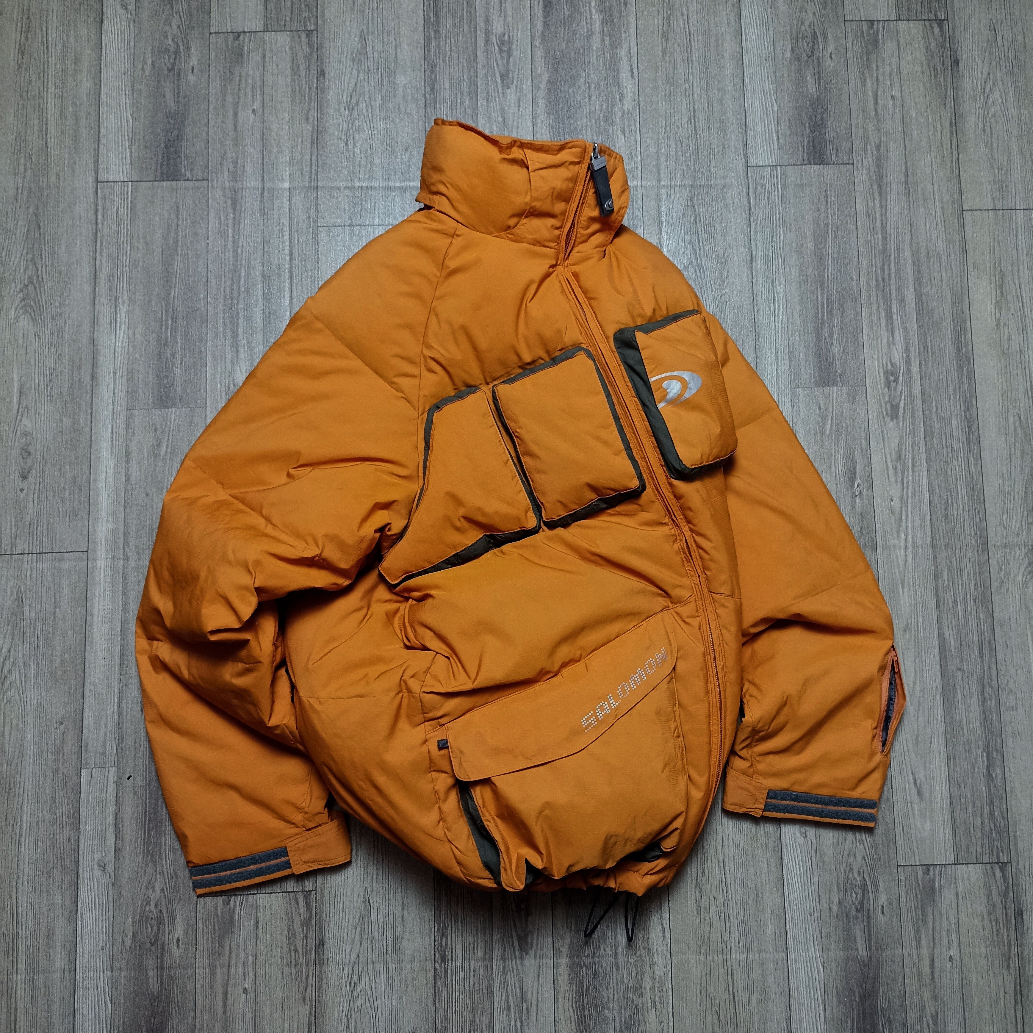 Salomon Vintage Salomon 3D Panelled 90's Technical Down Jacket Size US L / EU 52-54 / 3 - 14 Thumbnail