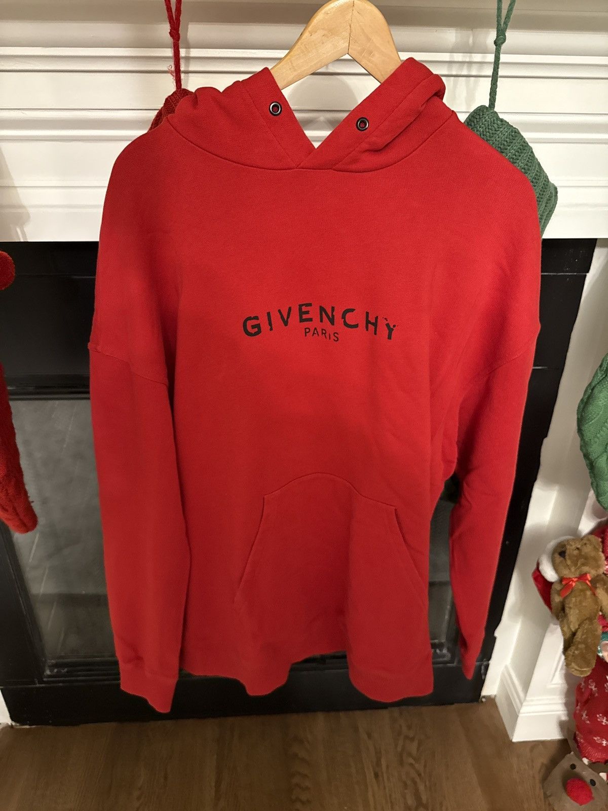 Givenchy Givenchy red hoodie Size US L / EU 52-54 / 3 - 1 Thumbnail